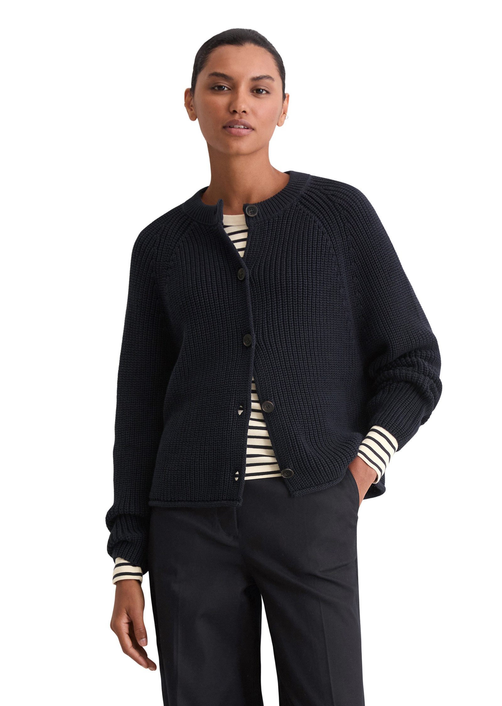 Marc O'Polo Cardigan aus Organic Cotton günstig online kaufen