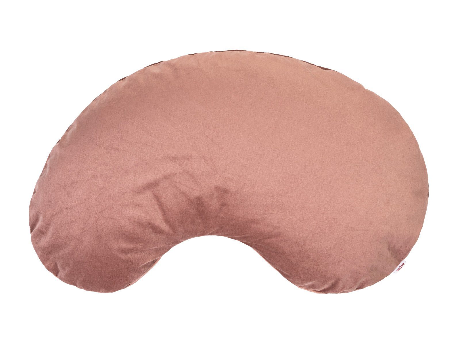 beties Подушки для шеи Samt&Sonders, 1-tlg., 1 Stück, Nierenform Nacken- Lagerungs- Seitenschläferkissen Altrosa