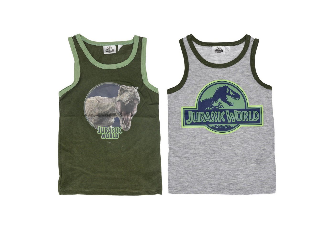 Jurassic World Unterhemd Jurassic World Unterhemd Shirt 2er Pack 100% Baumwolle