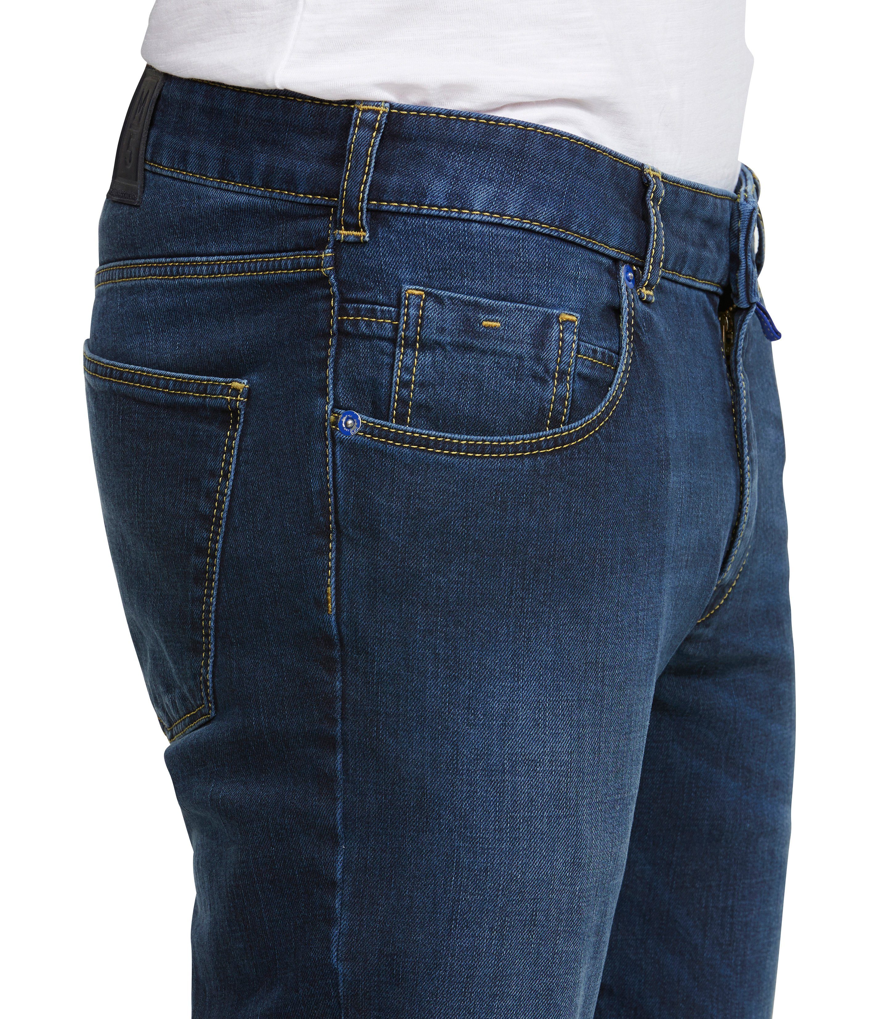 MEYER 5-Pocket-Jeans MEYER M5 SLIM marine 361-9-6207.18