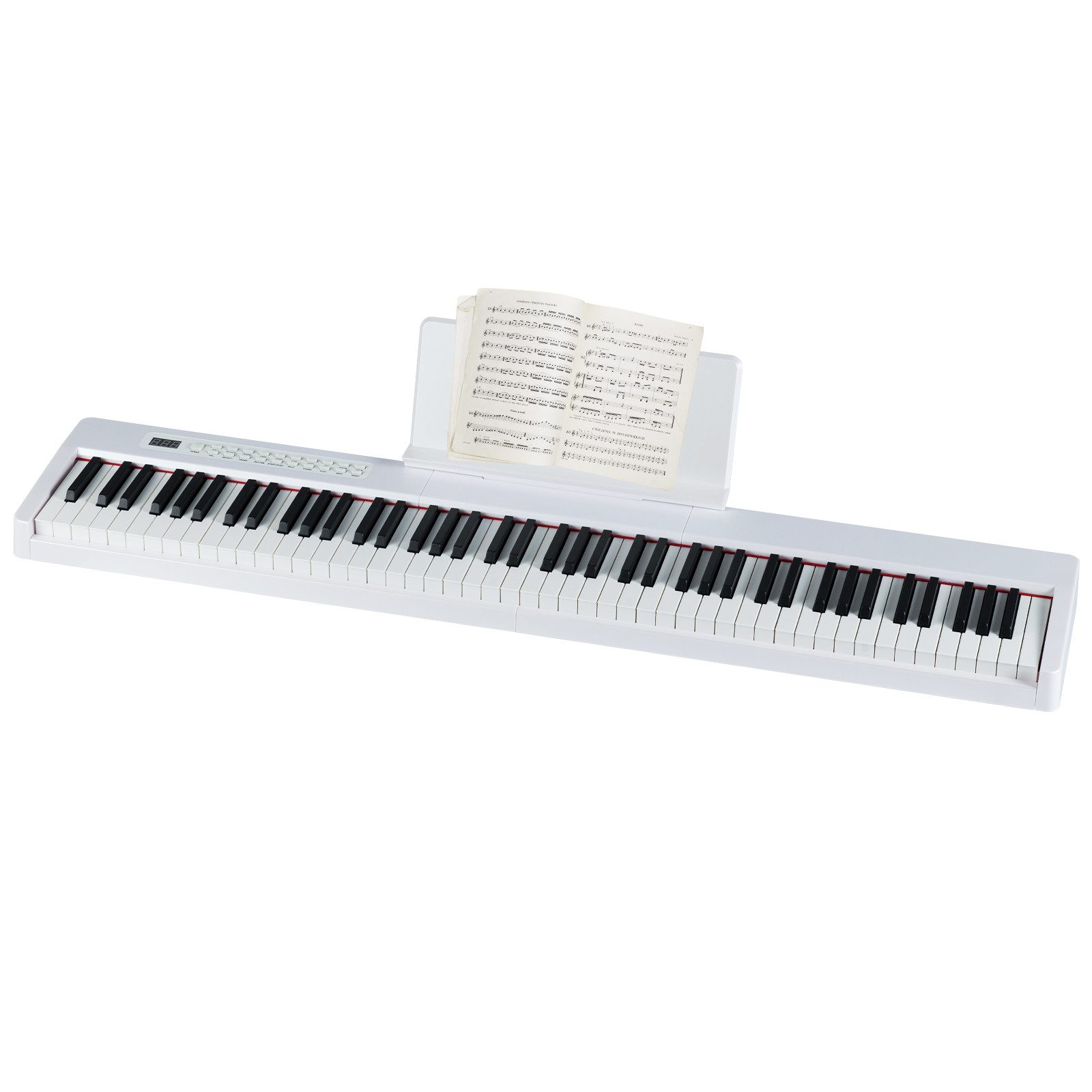 COSTWAY Home-Keyboard (1-St), E-Piano, digitales Klavier, mit MIDI, Sustain Pedal