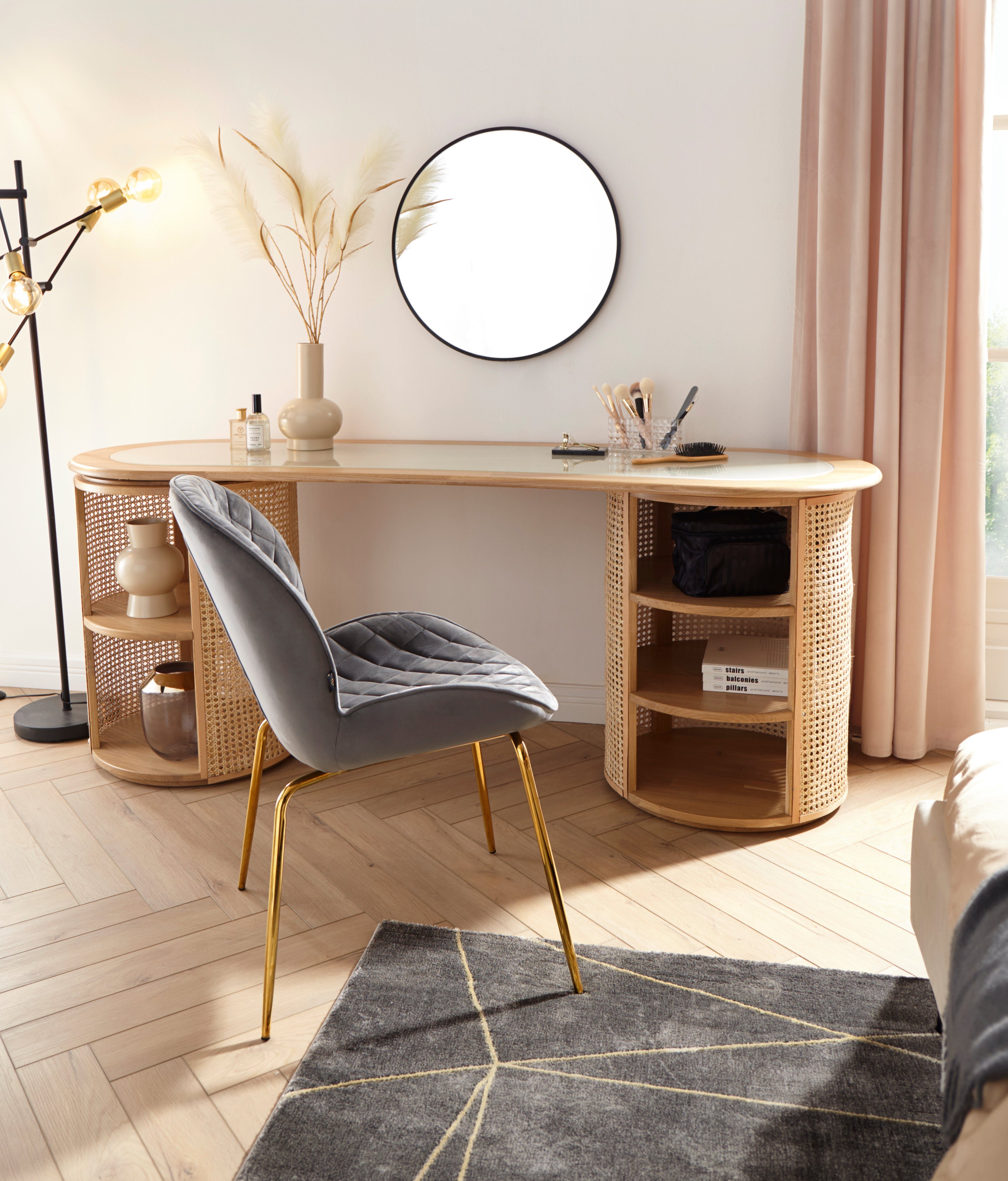 Winterliche Kunstpflanze Mael, Weihnachtsdeko Reetgras, OTTO home, Höhe 99 cm, Dekozweige im praktischen 3er Set