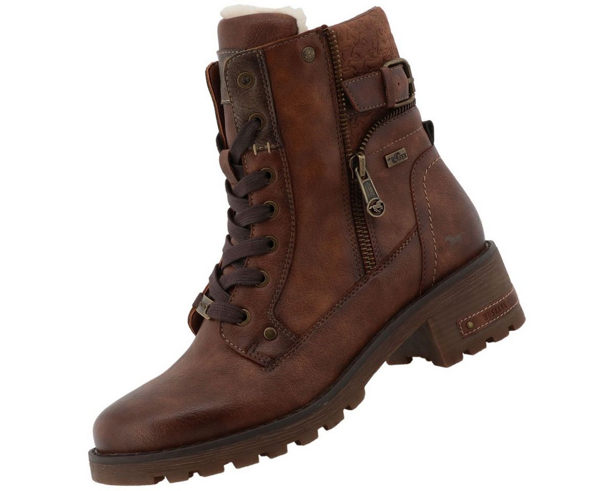 Mustang Shoes 15M0082001-rust Stiefelette Tex-Stiefel schützt vor Nässe und Kälte