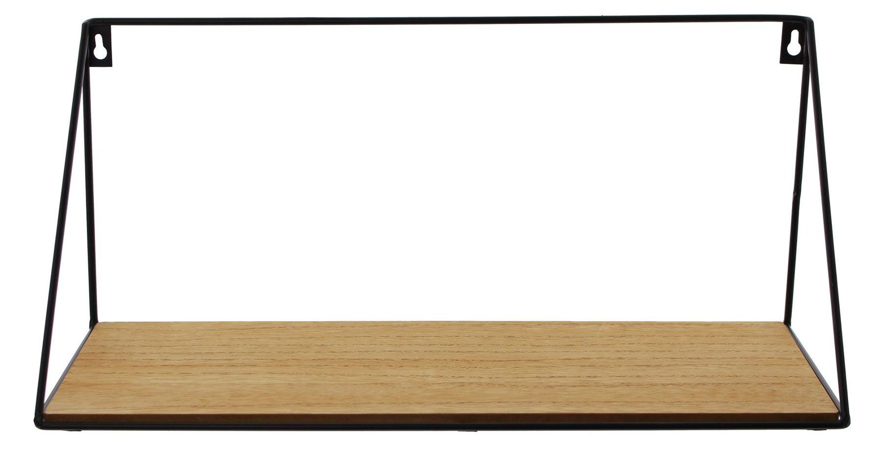 Levandeo® Wandregal, Wandregal Regal 39x15cm Schwarz günstig online kaufen