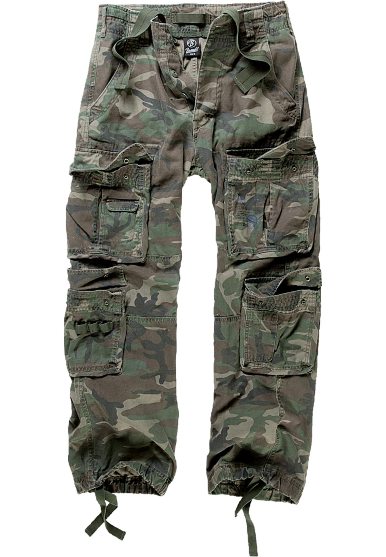 Vintage Cargohose olive Cargo Herren Pants camouflage Brandit (1-tlg)