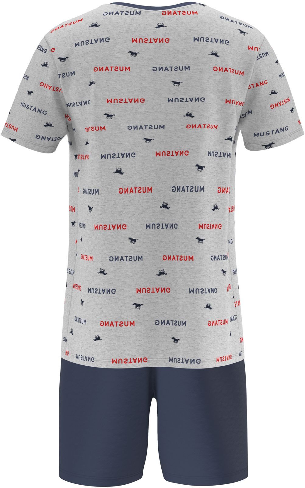 MUSTANG Schlafanzug ERIK Short-Set T-Shirt Short kurze Hose Pyjama Schlafko günstig online kaufen