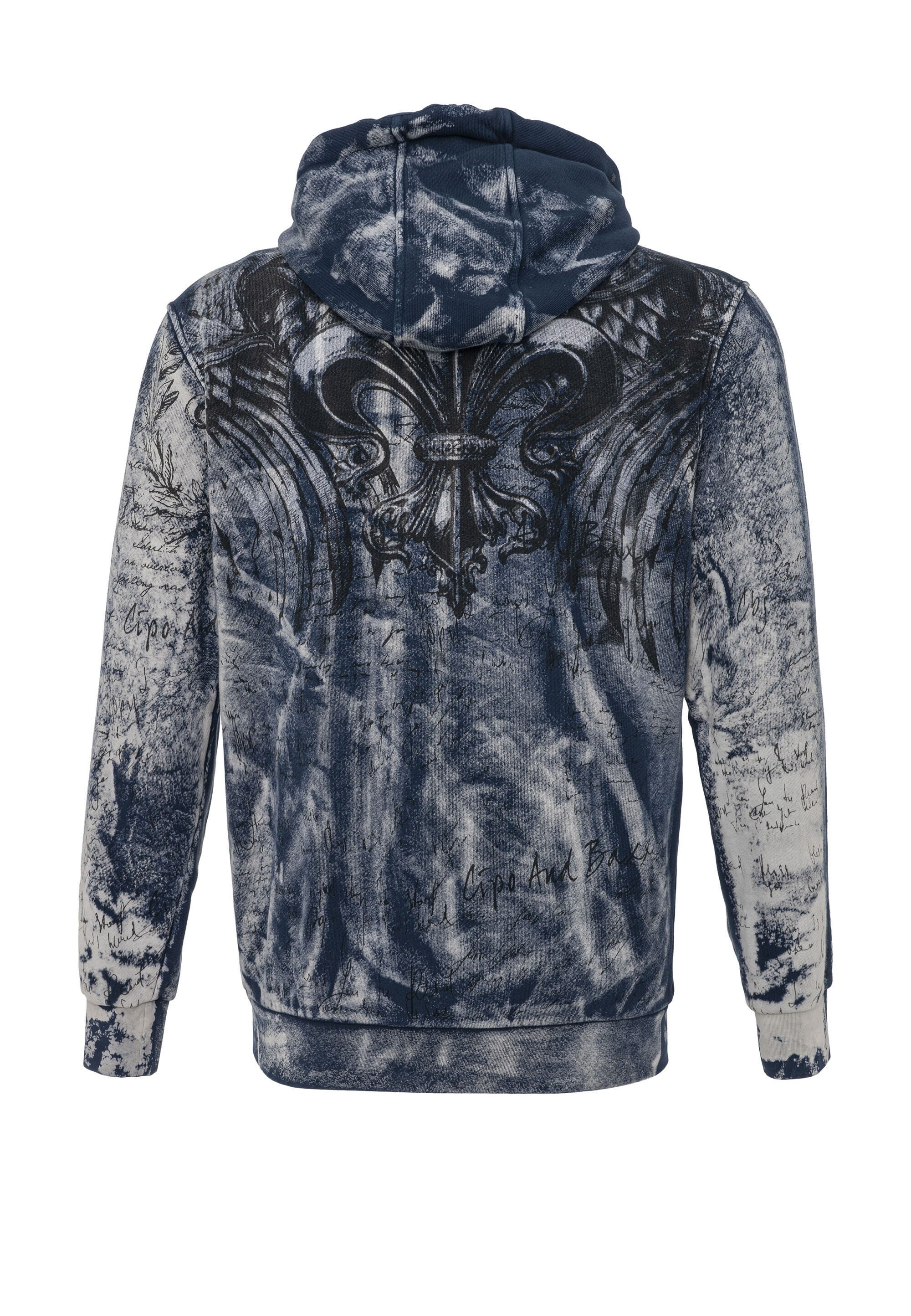 Cipo & Baxx Sweatjacke Sweatjacke (1-tlg) mit Kaputze