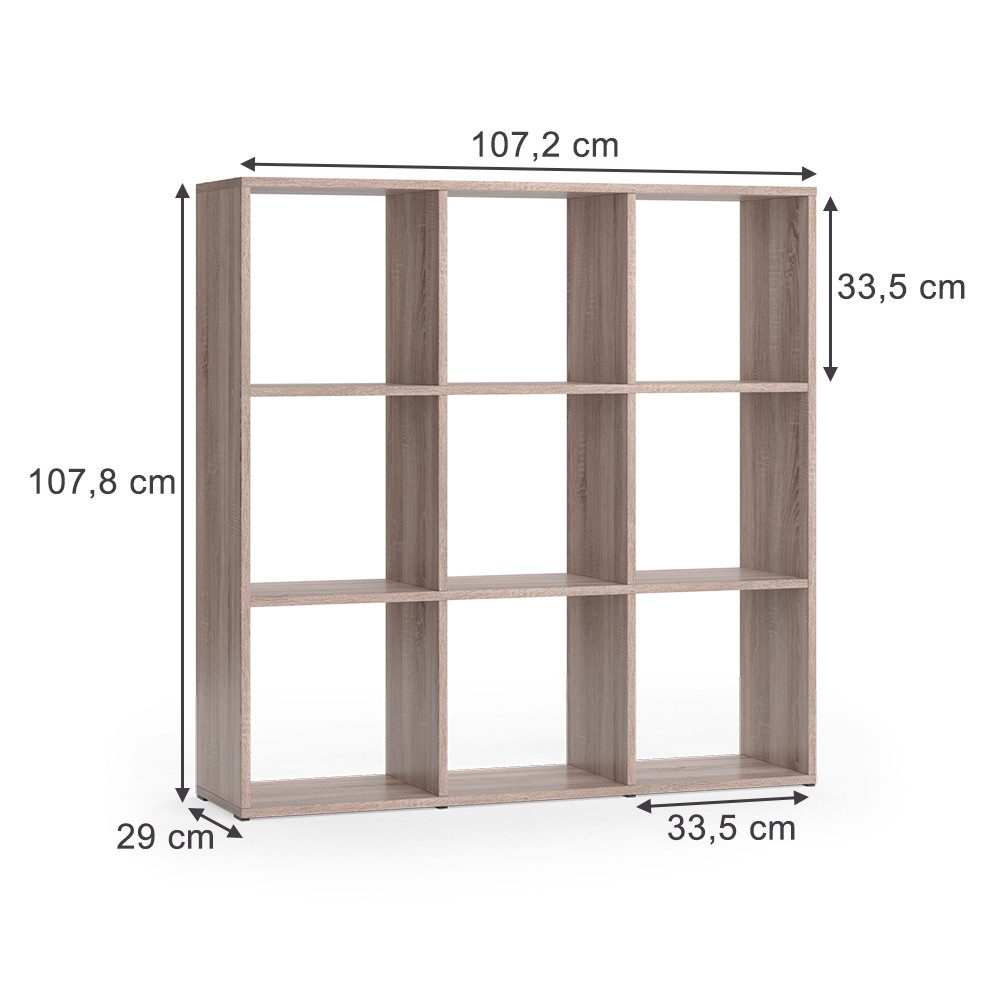 Vicco Raumteiler Nove, Sonoma, 104 x 108 cm, 1-tlg.