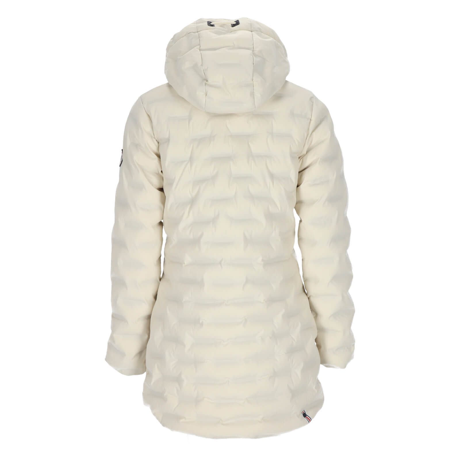 Dry Fashion Steppmantel Blavand Damen Mantel mit Steppung gefüttert - Steppjacke mit Kapuze Atmungsaktiv, 2-Wege-Reißverschluss, Kapuze abnehmbar, Tailliert