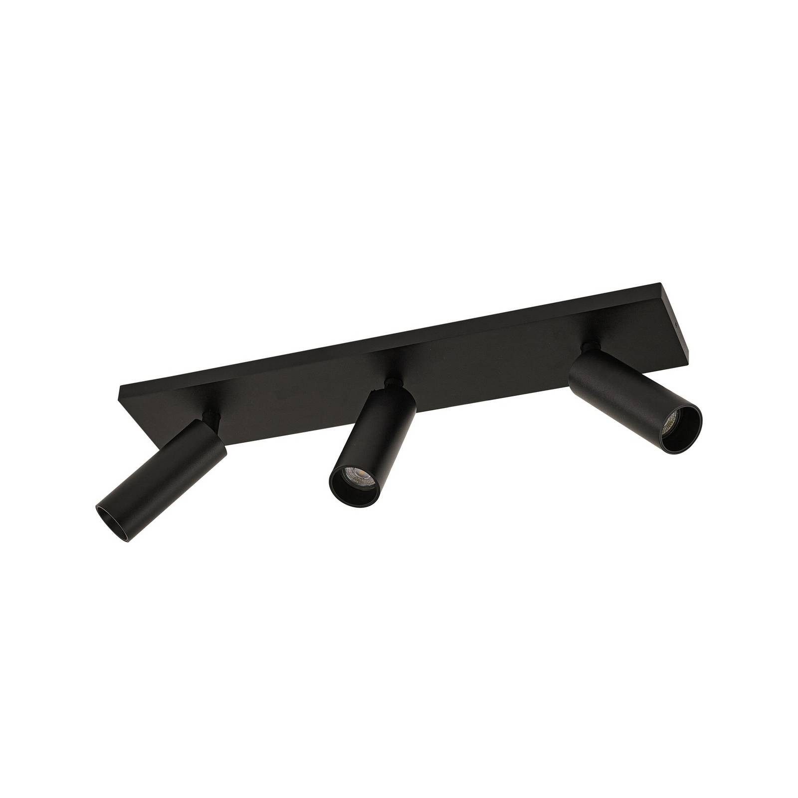 Arcchio Deckenstrahler Brinja Slim, Metall, Schwarz IP20, 3 x 5 W LED (GU10 MR11)