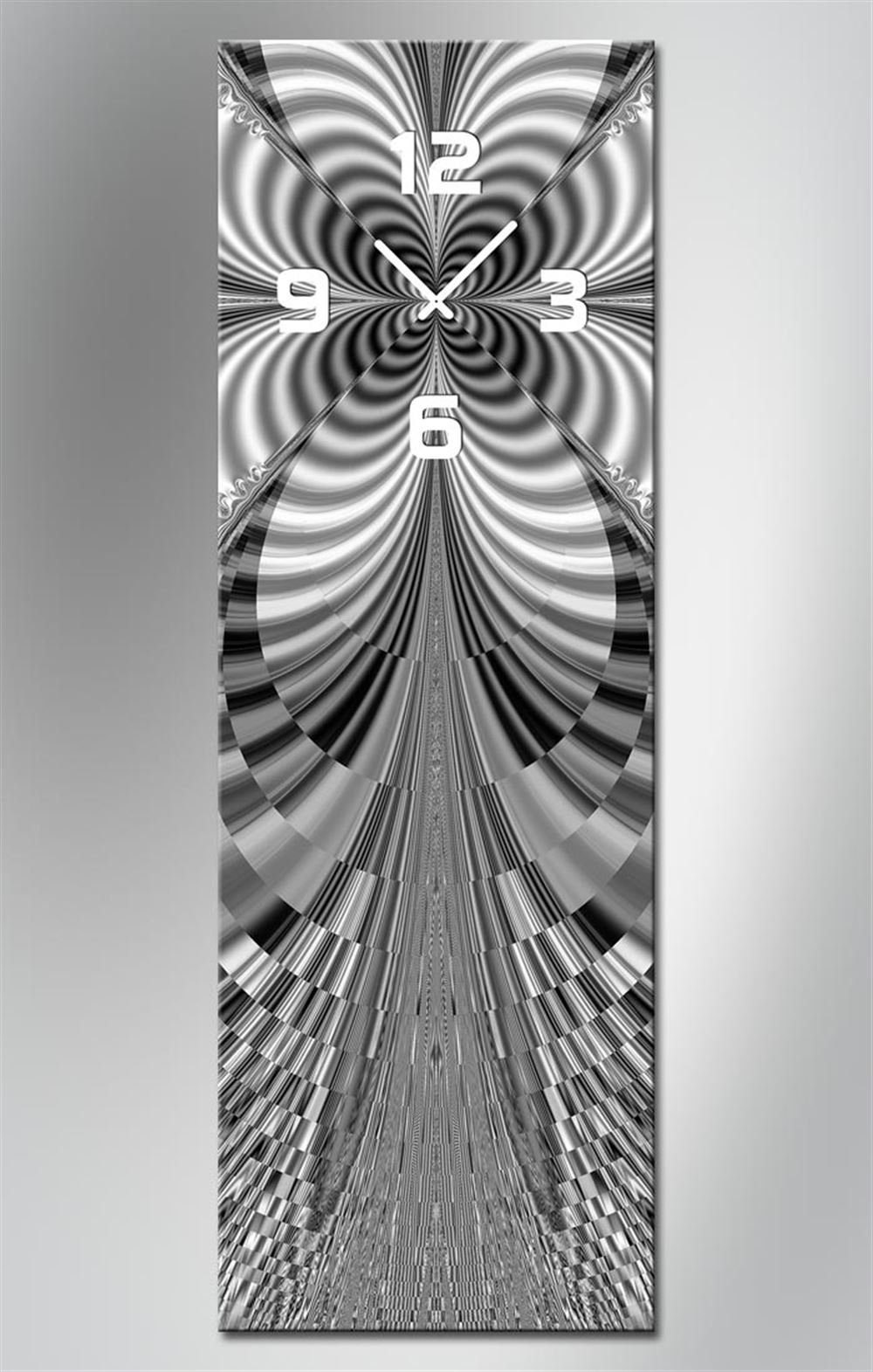 dixtime Wanduhr 4346 Dixtime Alu-Dibond) aus Digitaldruck-Optik Wanduhren, Moderne Wanduhr, (Einzigartige Wohnraumuhr Designer 4mm