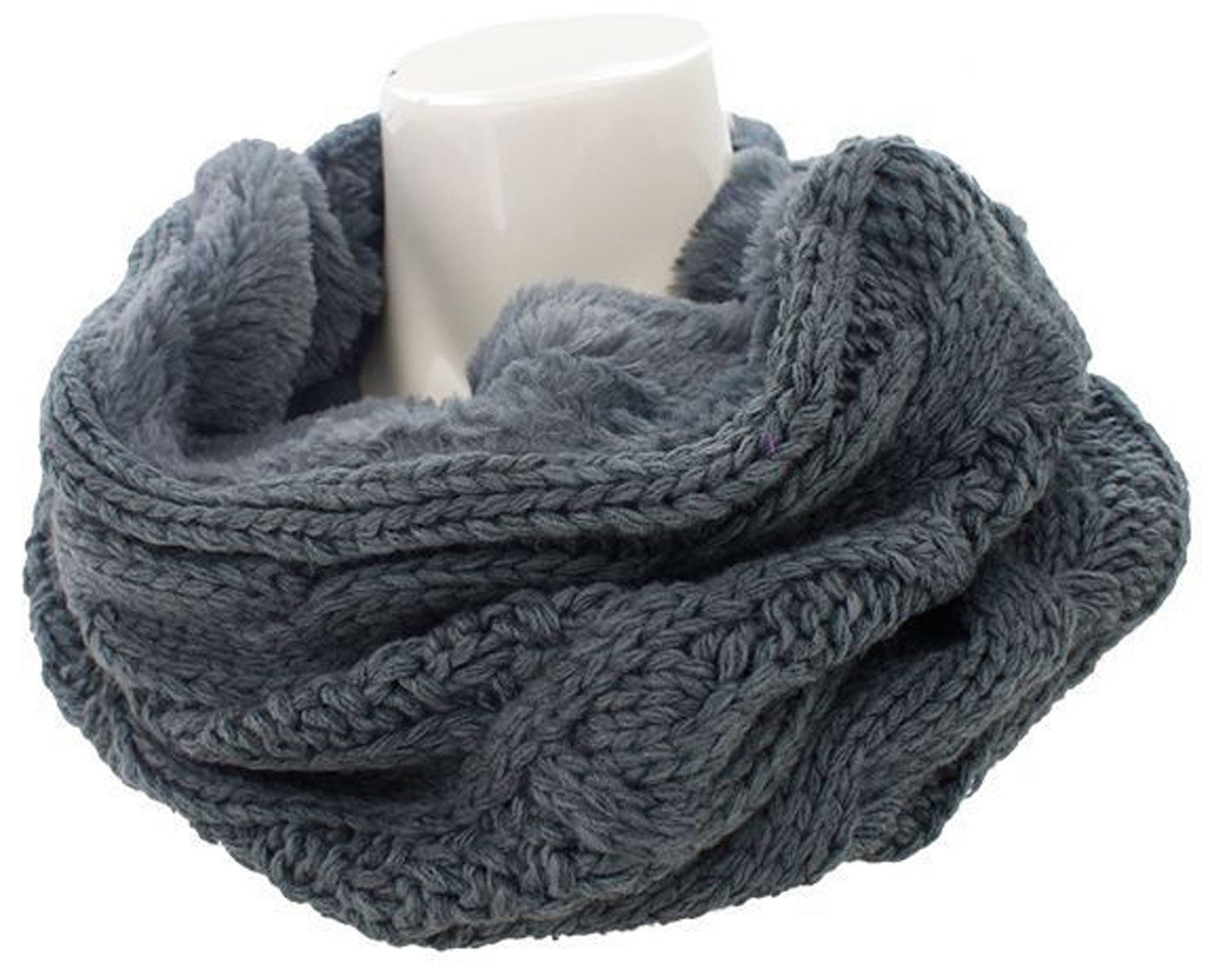 chic4home Loop Winter Weave, (1-St. 1-teilig), Damen Loop-Schal ca.30x80cm günstig online kaufen