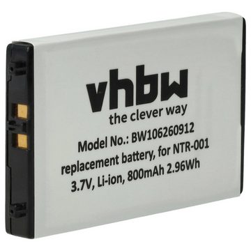 vhbw kompatibel mit Nintendo Game Boy DS, C/AGS-A-BP-USA, NDS, AGS-A-BP-USA Akku Li-Ion 800 mAh (3,7 V)