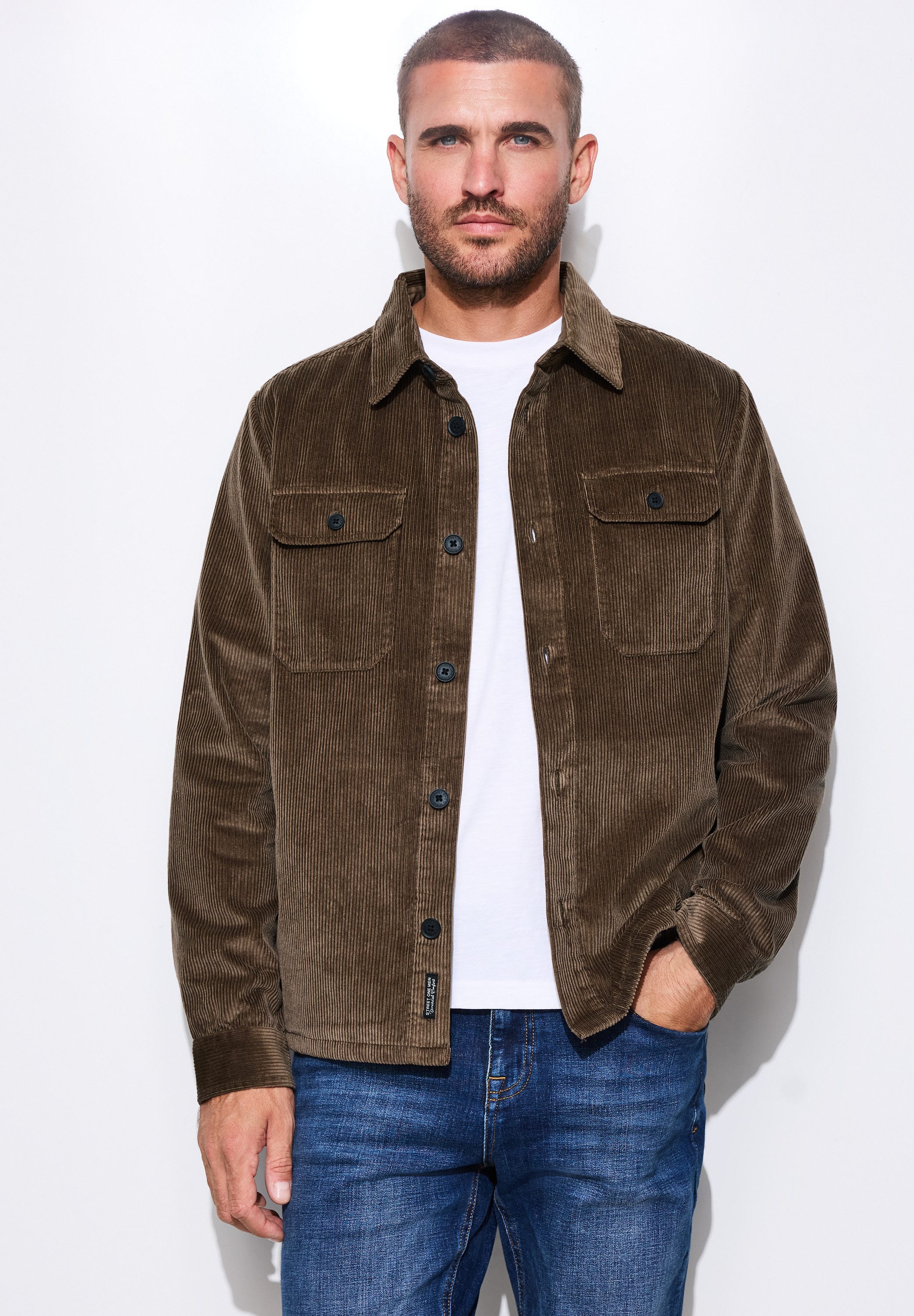 STREET ONE MEN Sakko in Cord-Optik