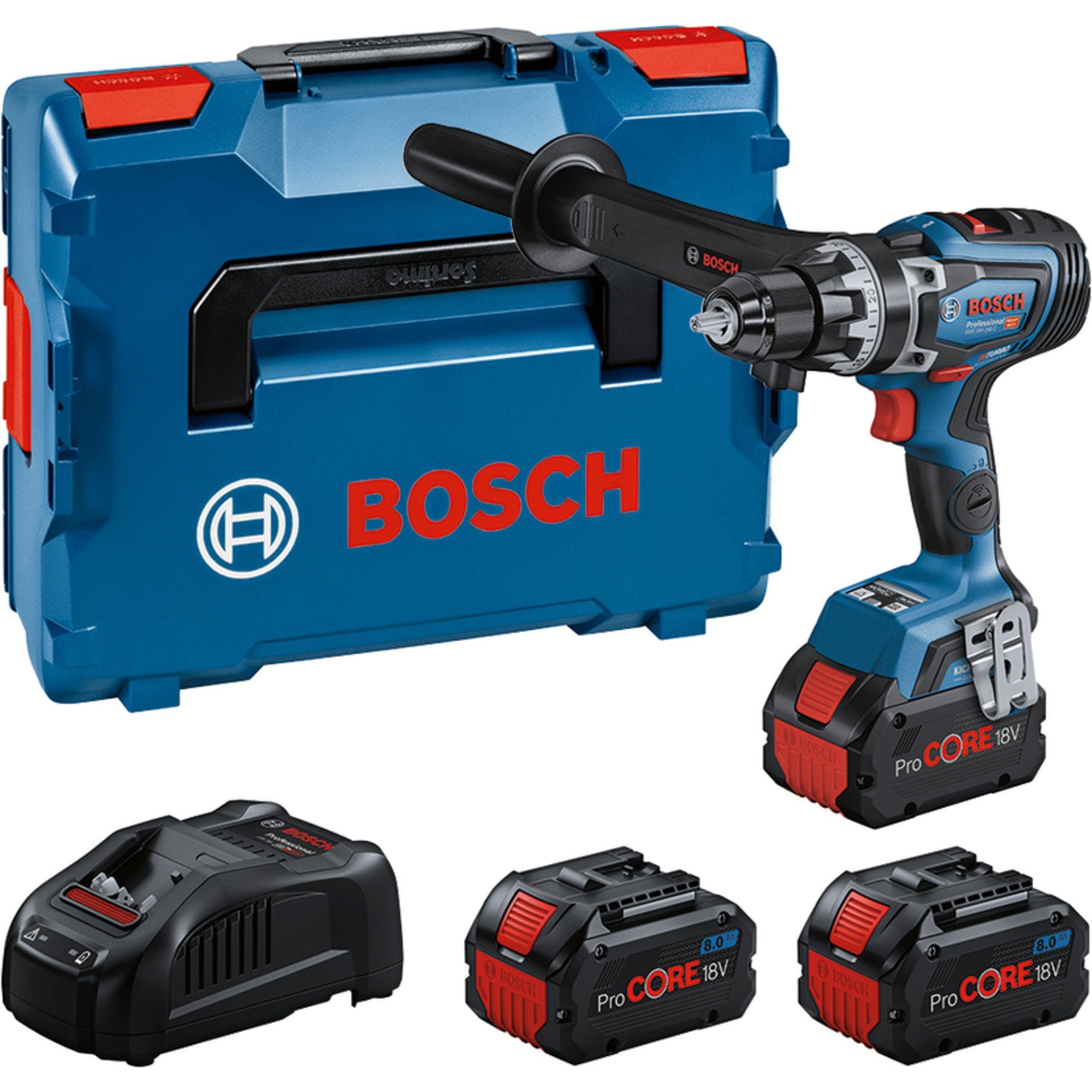 BOSCH Akku-Bohrschrauber Bosch Professional Akku-Bohrschrauber BITURBO GSR,  Werkzeug-Aufnahme: Schnellspann-Bohrfutter