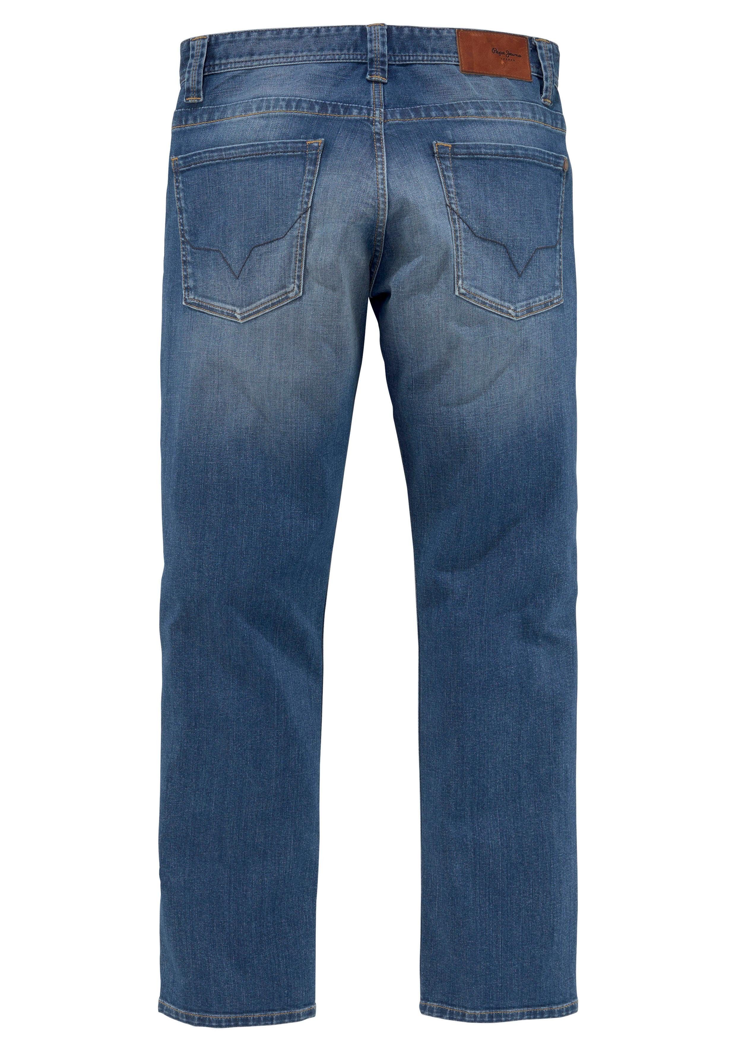 Pepe Regular-fit-Jeans mid-blue-used CASH Jeans