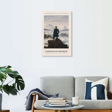 Posterlounge Forex-Bild Caspar David Friedrich, My Dialogue with Nature, Schlafzimmer Vintage Malerei