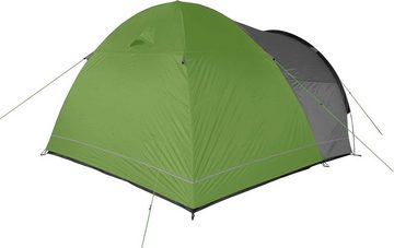 Portal Outdoor Kuppelzelt Zelt für 4 Personen Delta grün wasserdicht Familienzelt Camping, Personen: 4 (mit Transporttasche), mit Moskitonetz Transporttasche 100% wasserdicht