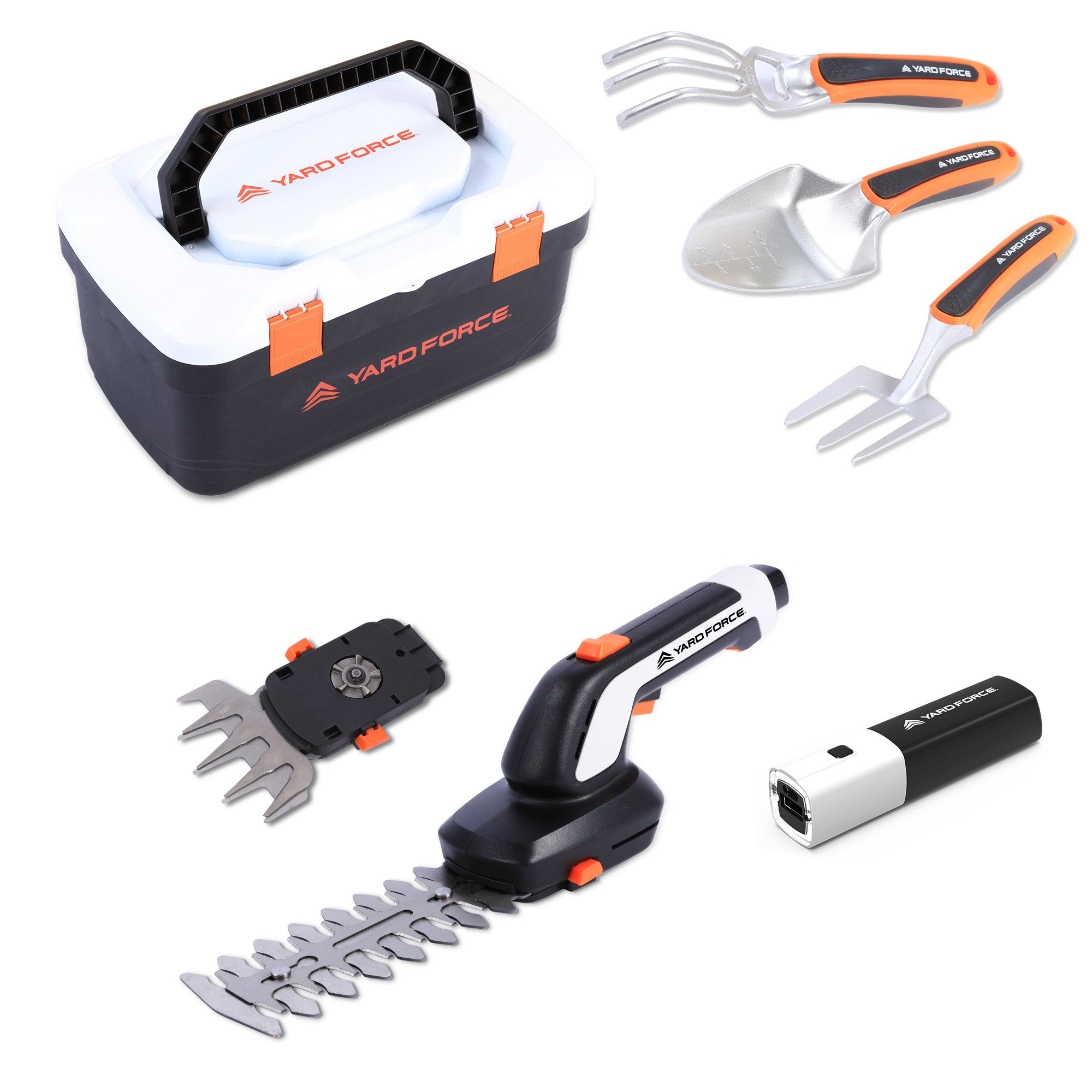 Yardforce Gartenpflege-Set HX V05S, mit 5 hochwertigen Handwerkzeugen