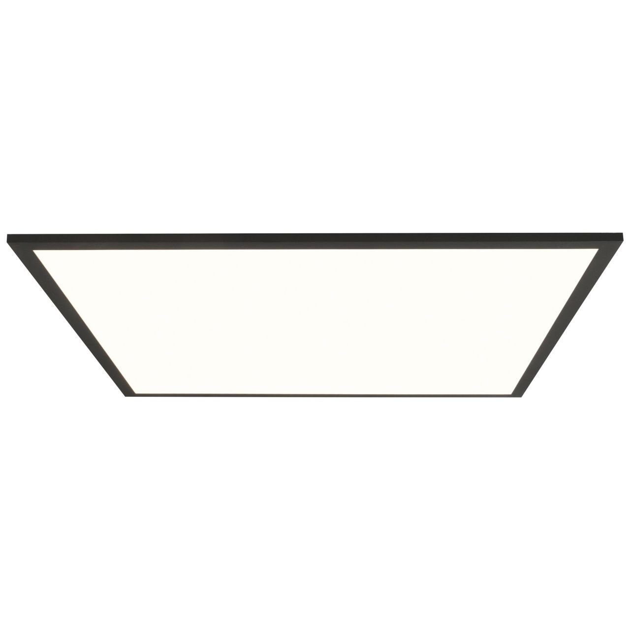 Brilliant Deckenleuchte Buffi, 4000K, Lampe, Buffi LED Deckenaufbau-Paneel 60x60cm sand schwarz, Metall/Kuns | Panels