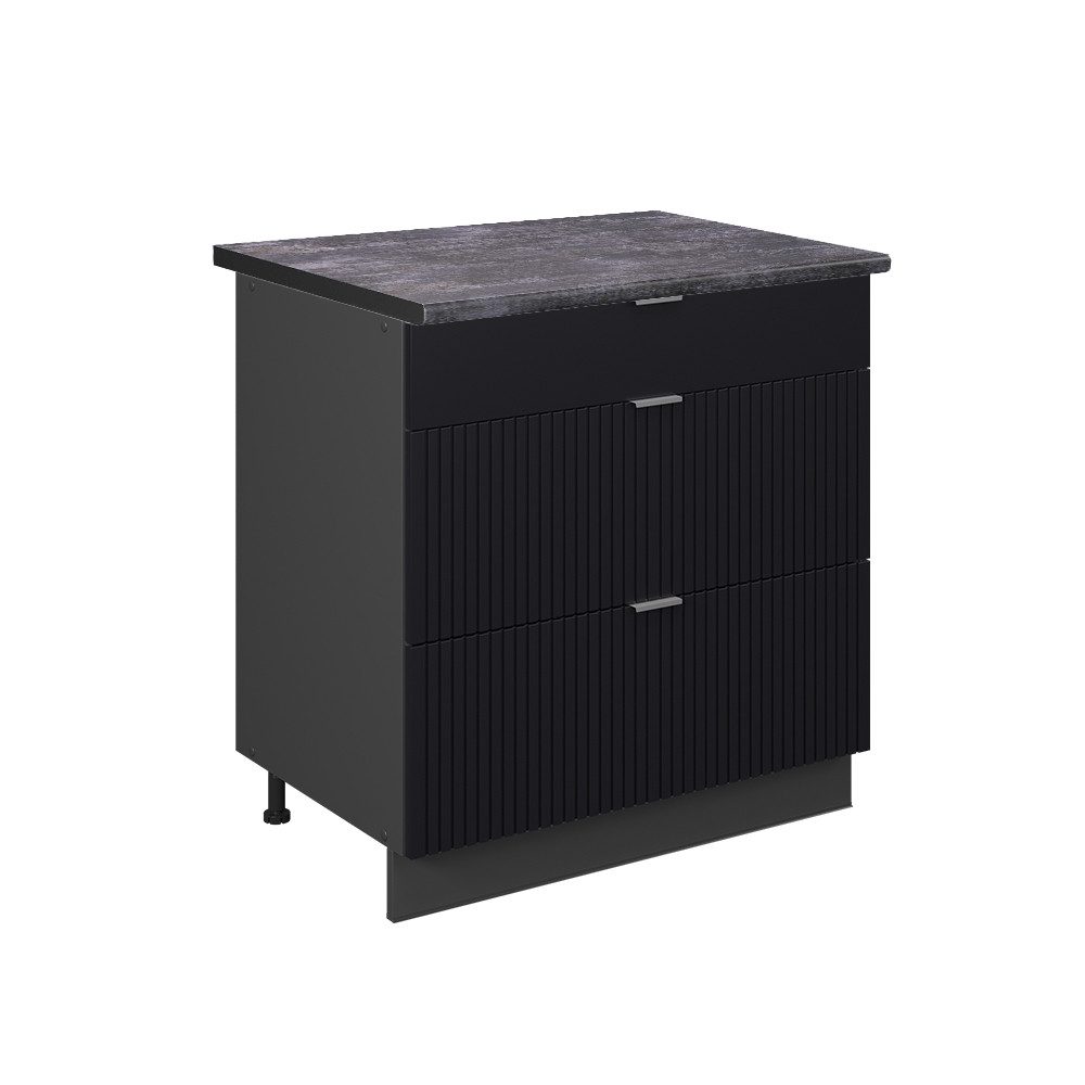 Vicco Unterschrank R-Line, Anthrazit Hochglanz/Goldkraft Eiche, günstig online kaufen
