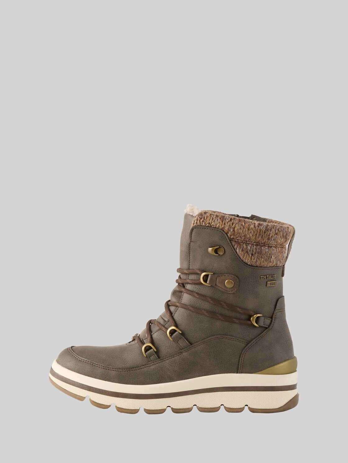 TOM TAILOR Shoes Licence Winterboots Wasserfeste Stiefel mit Material-Mix