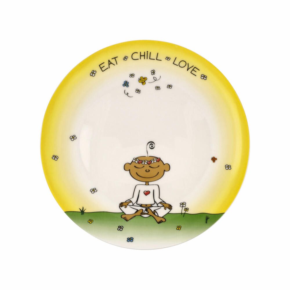 Goebel Teller Der kleine Yogi Eat-Chill-Love