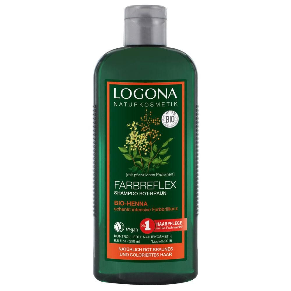Haarshampoo Henna - Farbreflex Shampoo Rot-Braun 250ml