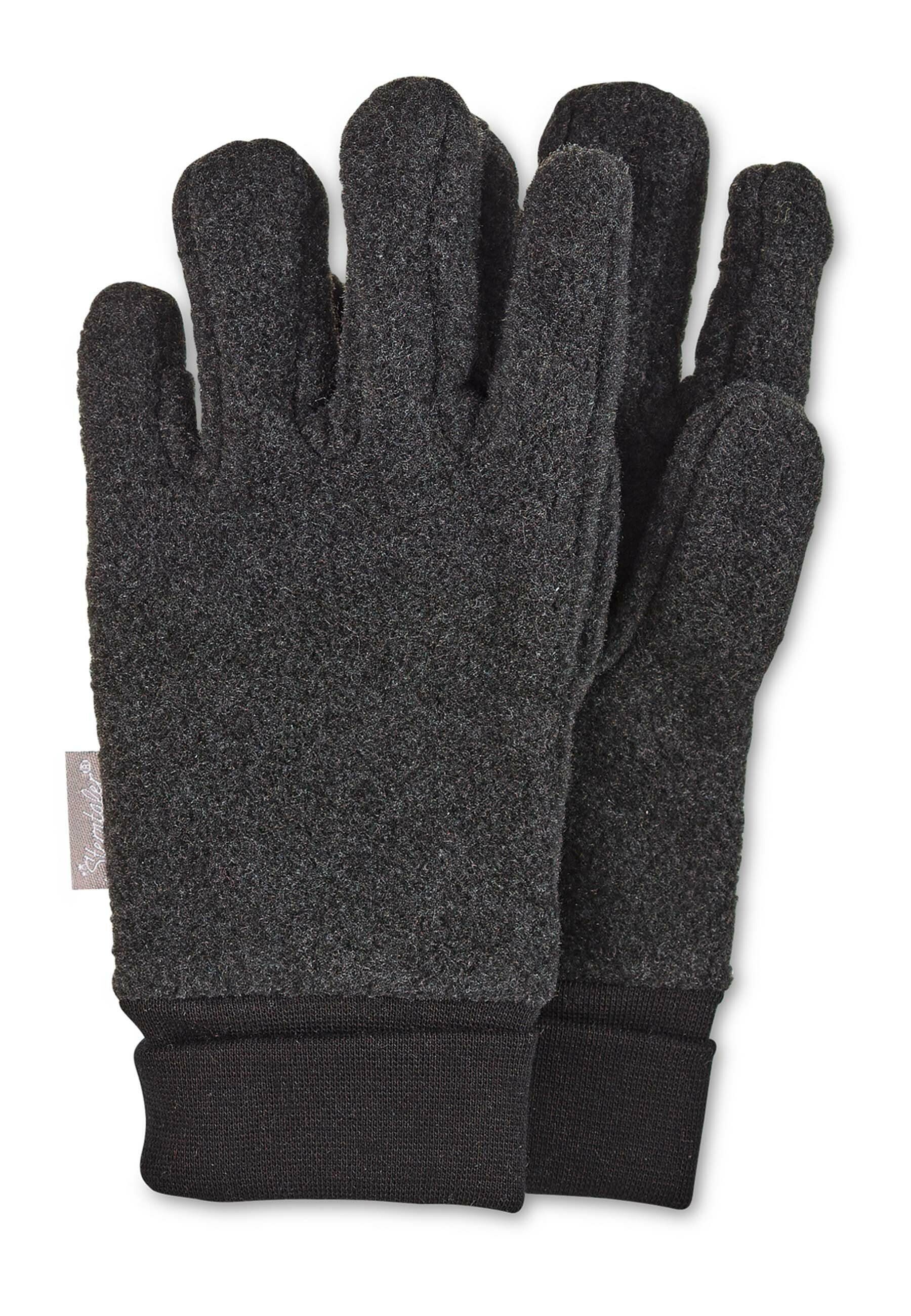 Sterntaler® Fleecehandschuhe Fingerhandschuhe uni (1-St) aus Mircofleece und elastischem Bündchen
