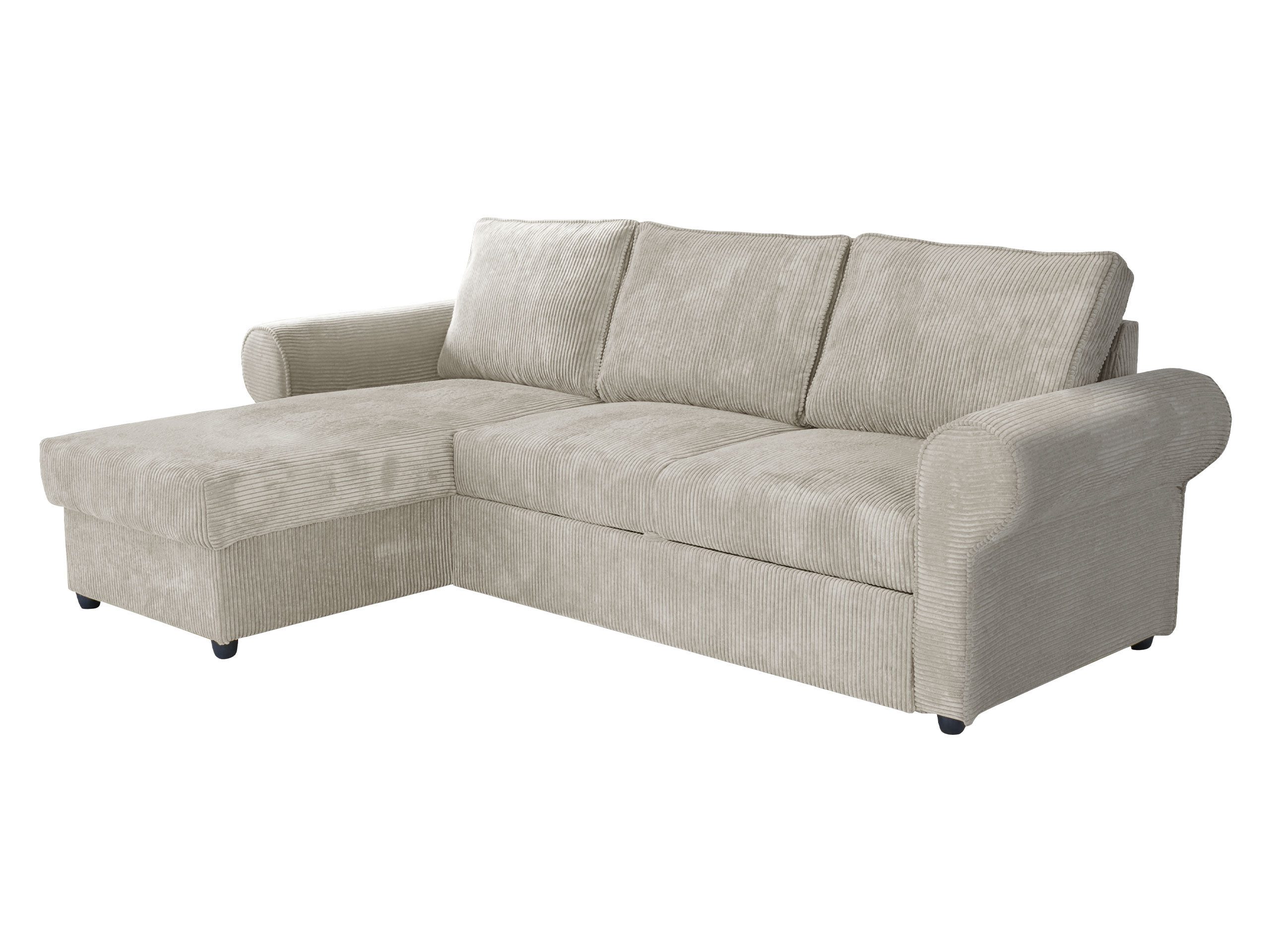 MIRJAN24 Ecksofa Monaco Cord, mit Schlaffunktion günstig online kaufen