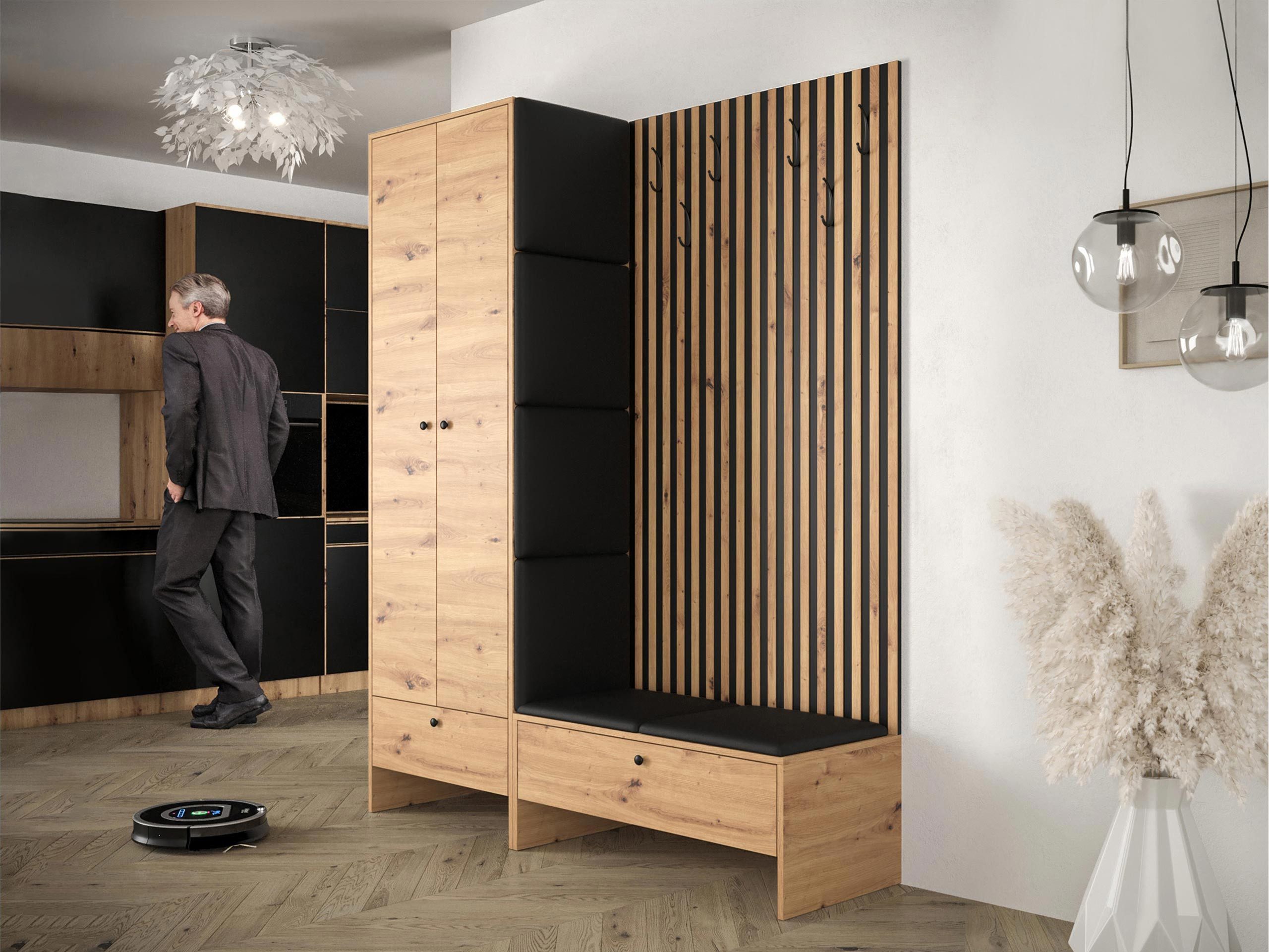 MIRJAN24 Garderoben-Set Balma III, (Komplett-Set, Kleiderschrank, günstig online kaufen