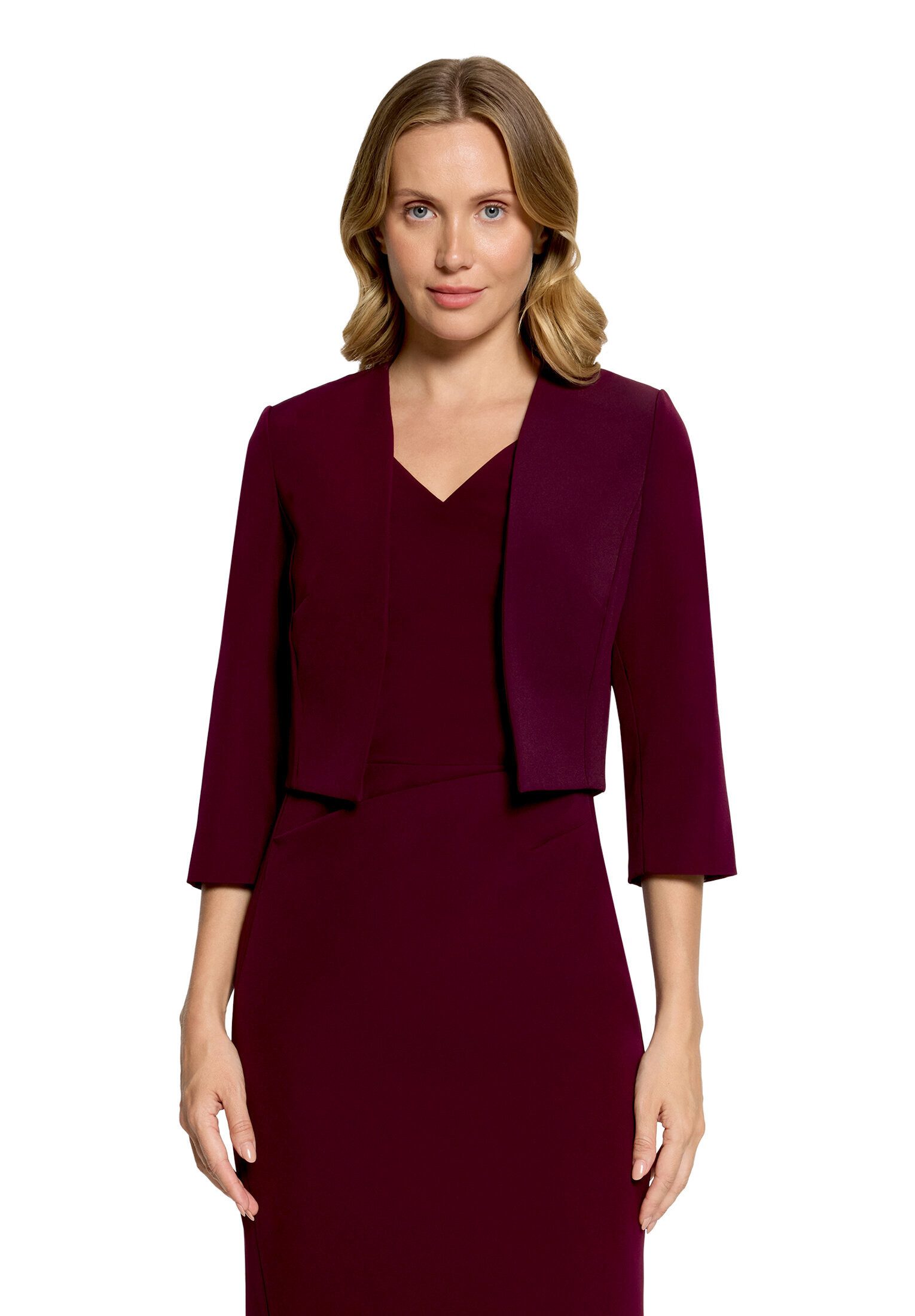 Vera Mont Bolerojacke Damen mit Kellerfalten