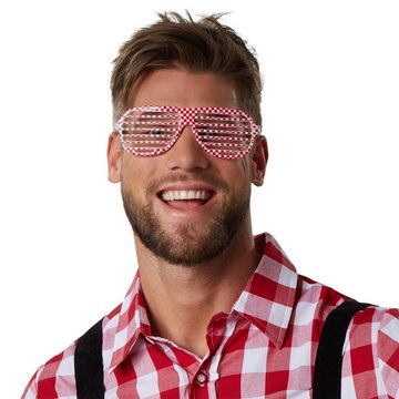 dressforfun Kostüm Party-Gitterbrille