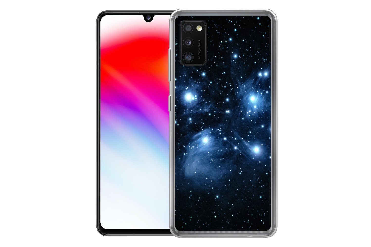 MuchoWow Handyhülle für Samsung Galaxy A41 Universum - Planeten - Sterne - Jungen - Mädche, Smartphone-Bumper, Print, Handy Schutzhülle Dünn