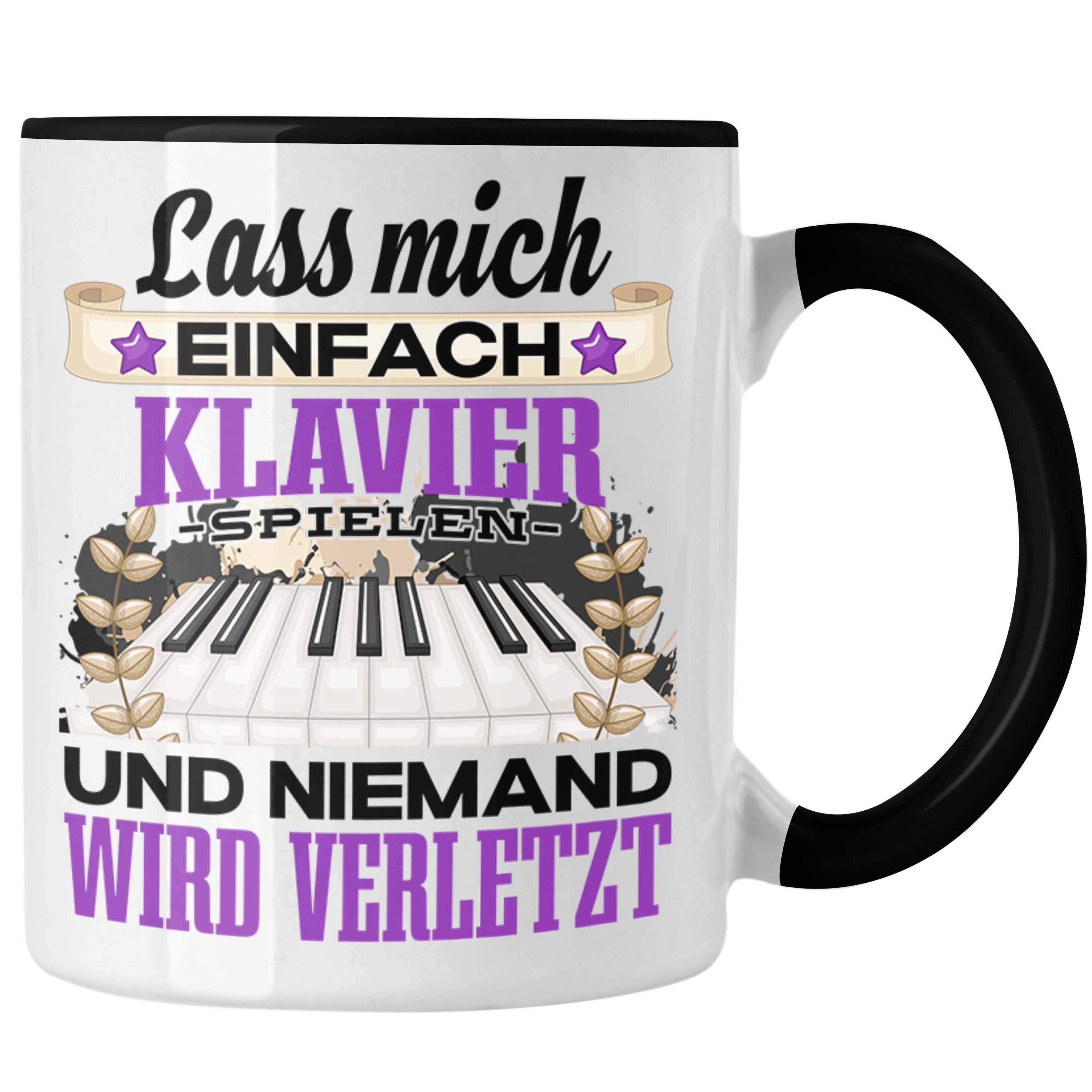 Trendation Tasse Klavierspieler Tasse Geschenk Pianist Klavier Spielerin Geschenkidee L Schwarz