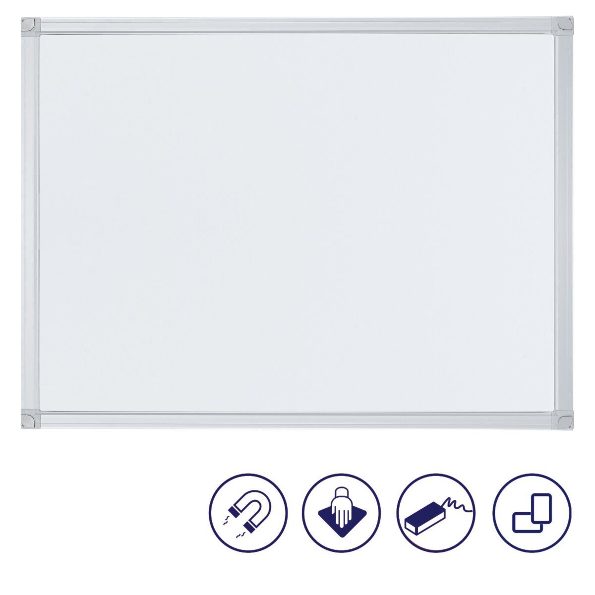 FRANKEN Magnettafel Whiteboard X-traLine Stahl 150x120cm