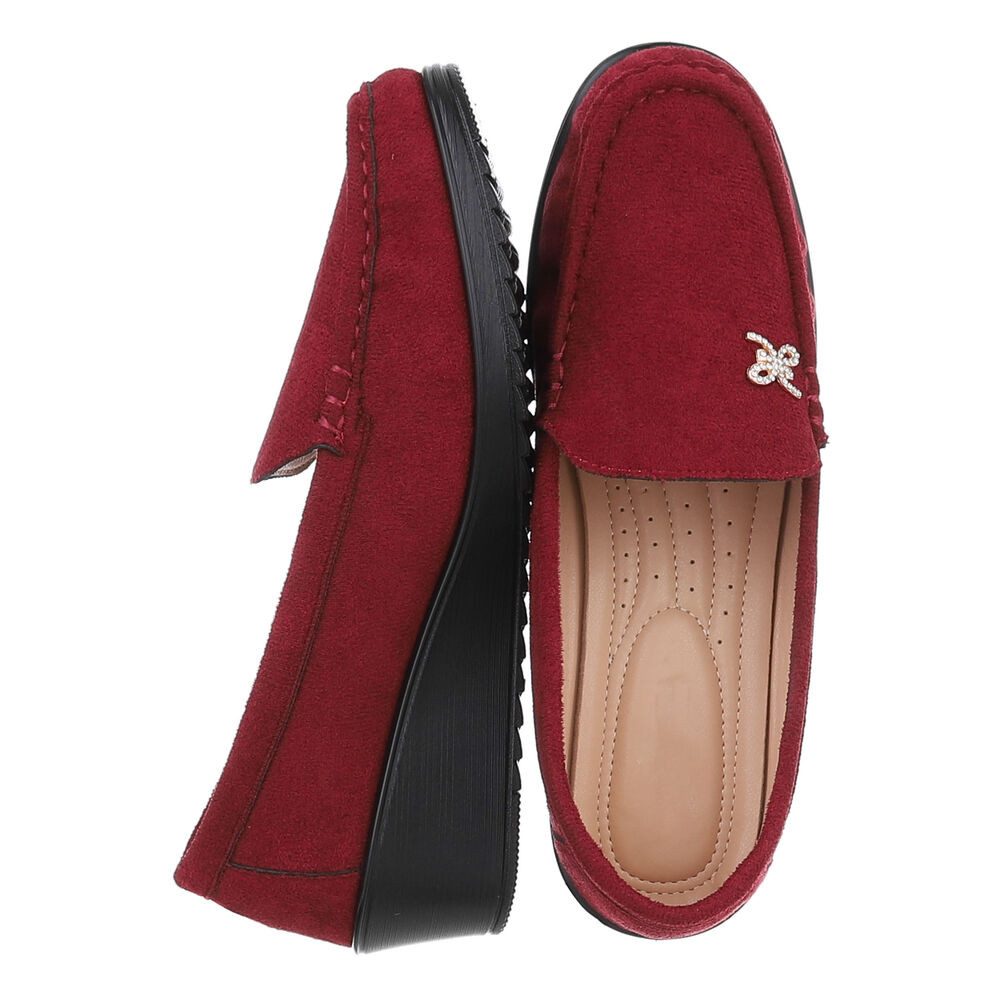 Ital-Design Damen Mokassins Freizeit Slipper (87214375) Keilabsatz/Wedge Mo günstig online kaufen