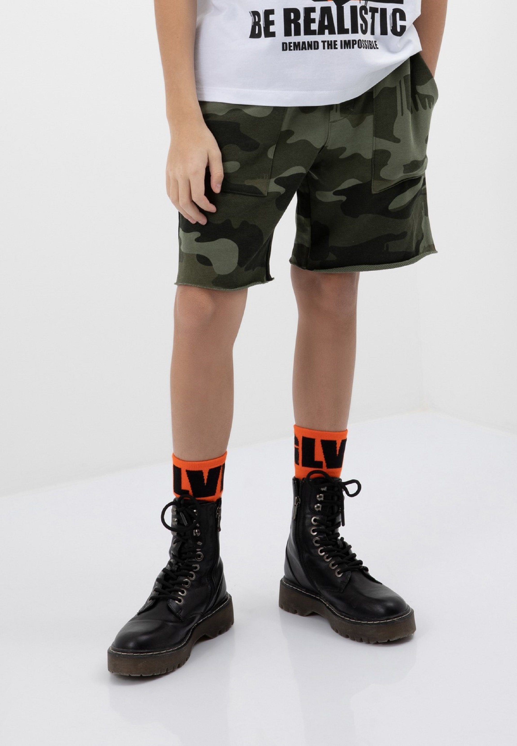 Shorts mit modischem Camouflage-Muster Gulliver