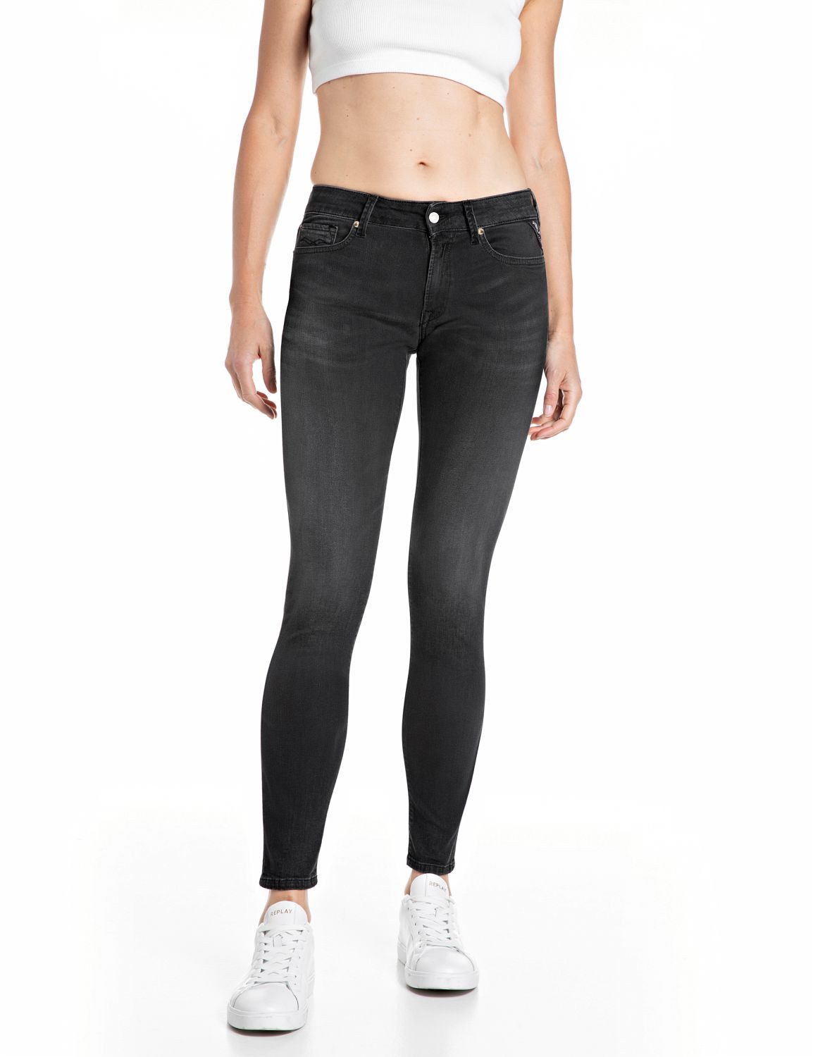 Replay 5-Pocket-Jeans NEW LUZ Skinny Fit in Ankle-Länge