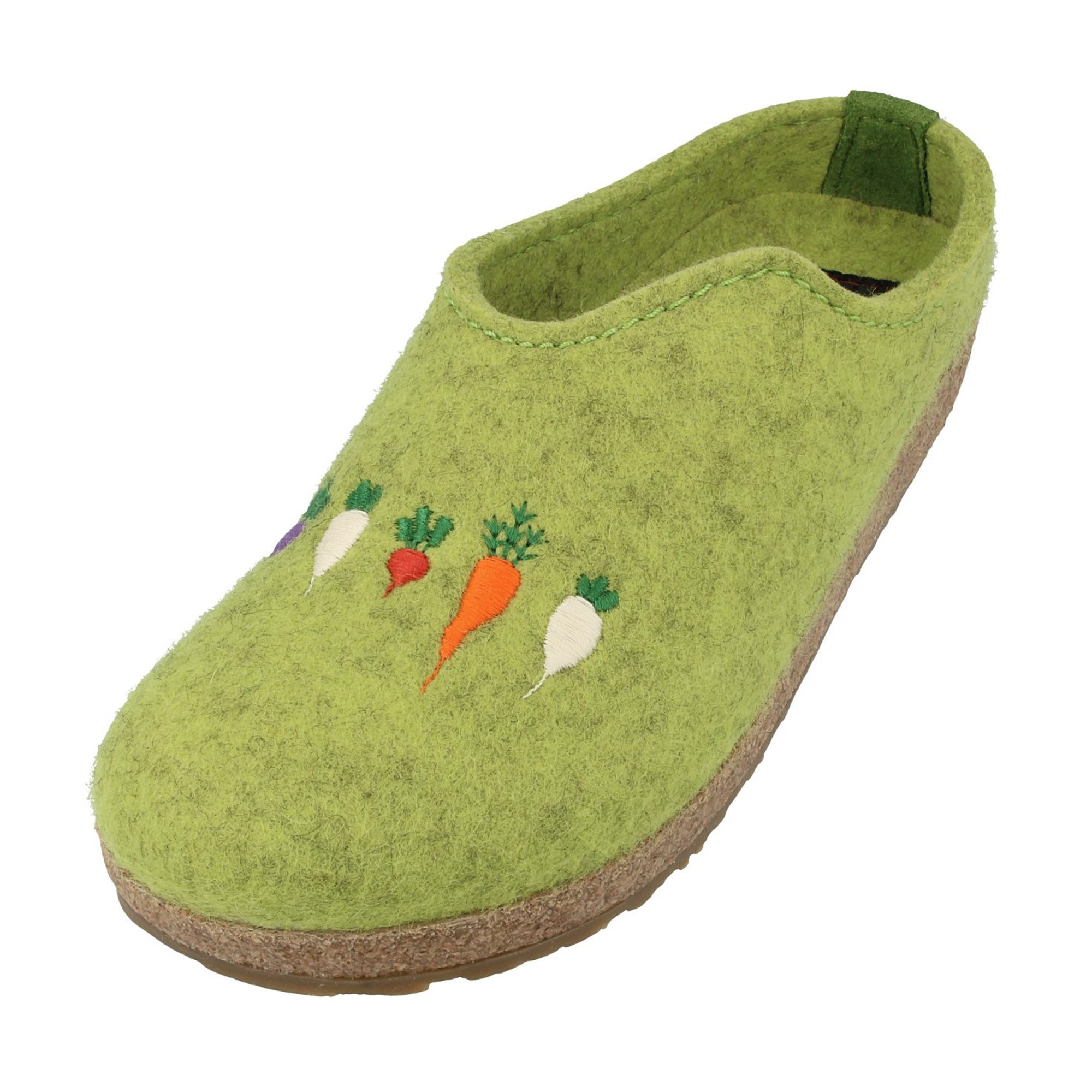 Grizzly Rübli Filzclog aus reinem Wollfilz Unisex Hausschuh