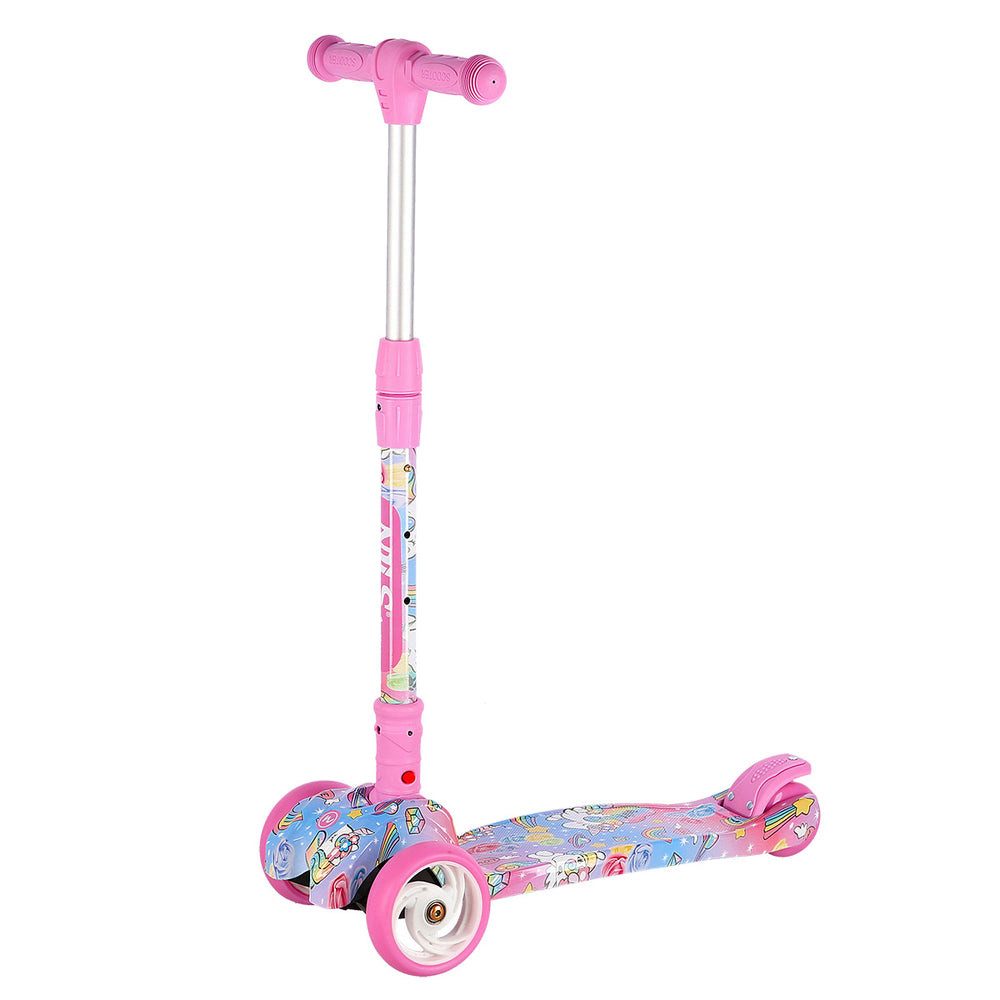 Tretroller Kinderroller LED