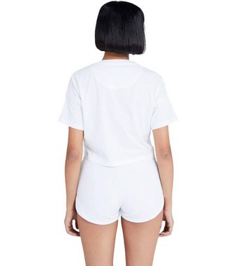 JEREMY MEEKS Rundhalsshirt JEREMY MEEKS Damen Cropped-Shirt T-Shirt Some Like it Hot Bianca Sommer-Shirt Weiß