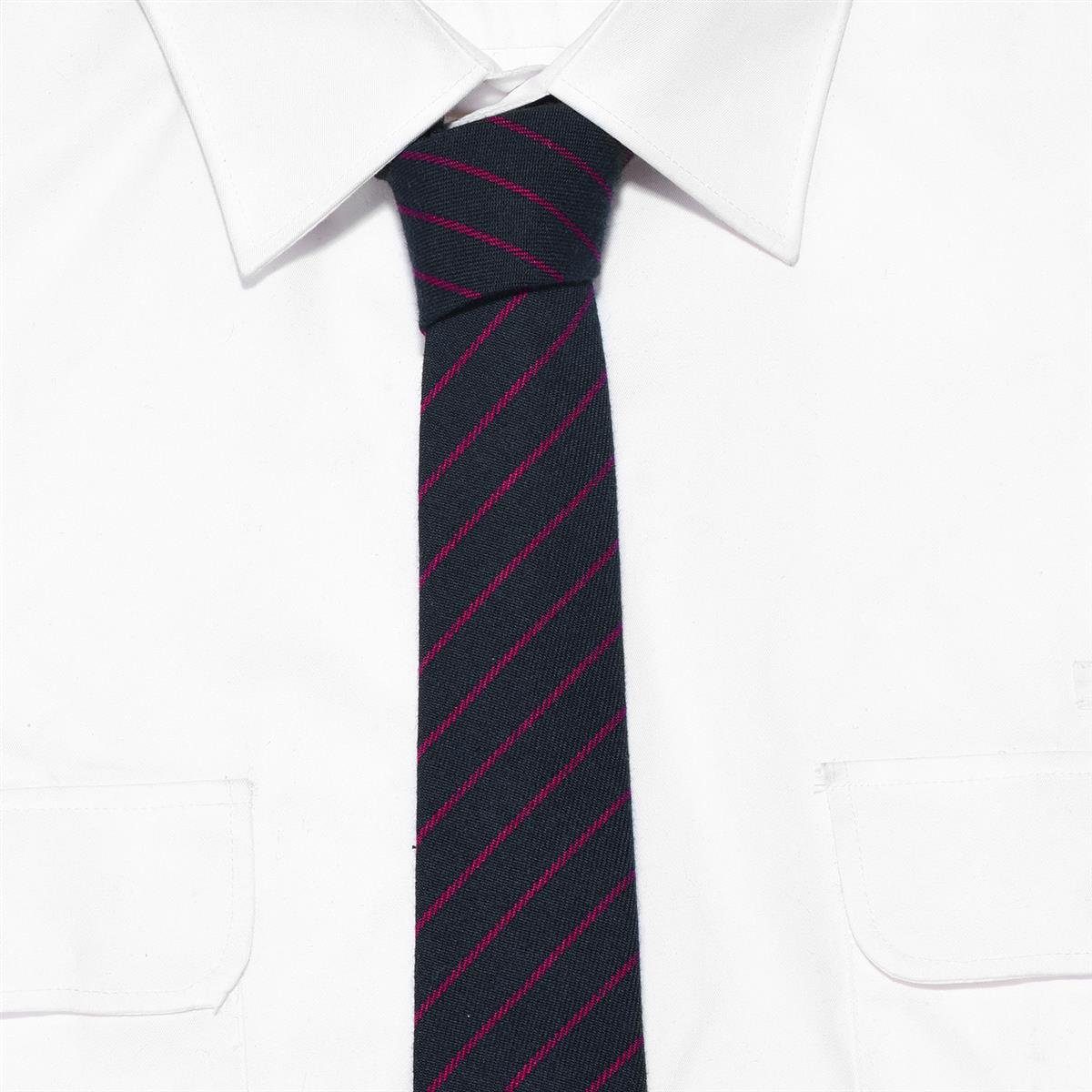 DonDon Krawatte Herren Krawatte mit 1x Krawatte) gestreift, 1-St., oder navy festliche cm Baumwolle, gestreift Karos Veranstaltungen kariert 2 oder für Streifen Büro 6 oder (Packung