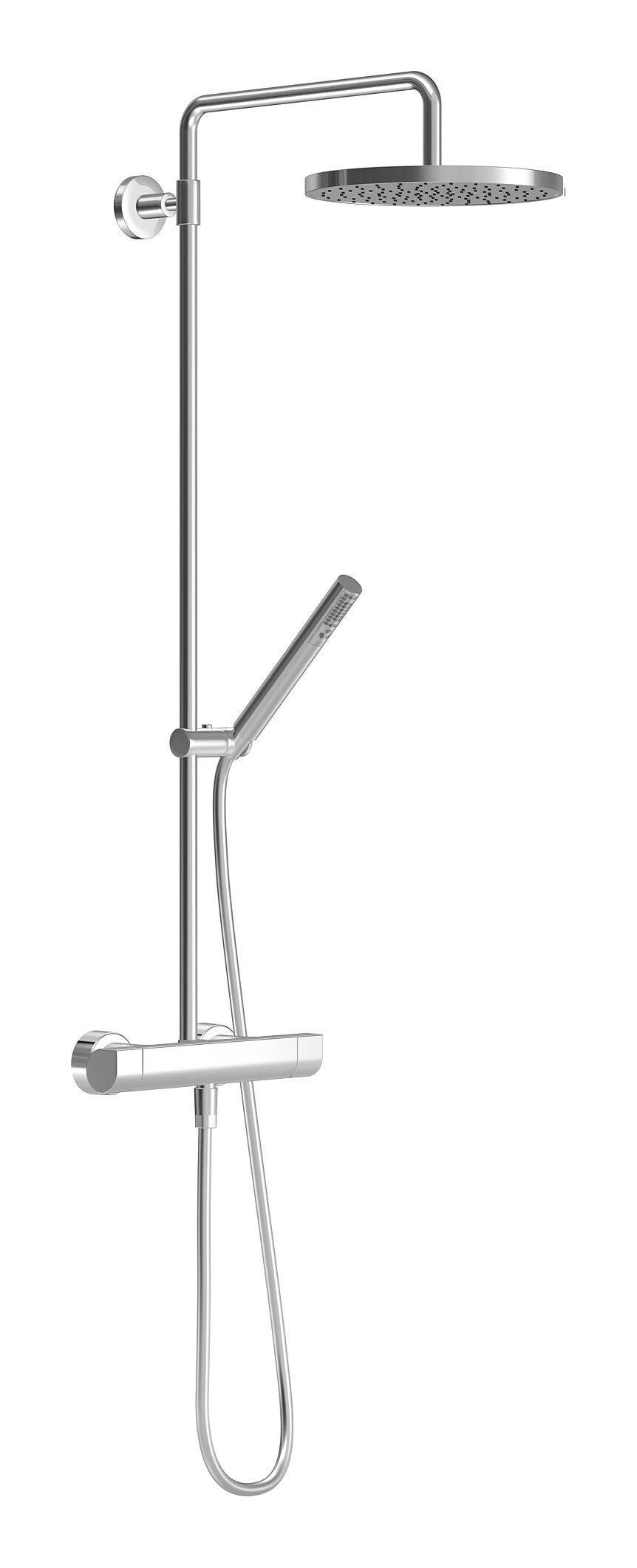HANSA Brausethermostat Hansatempra Style BrauseBatterie f. Wandaufbau m. Verbrühschutz m. direkt