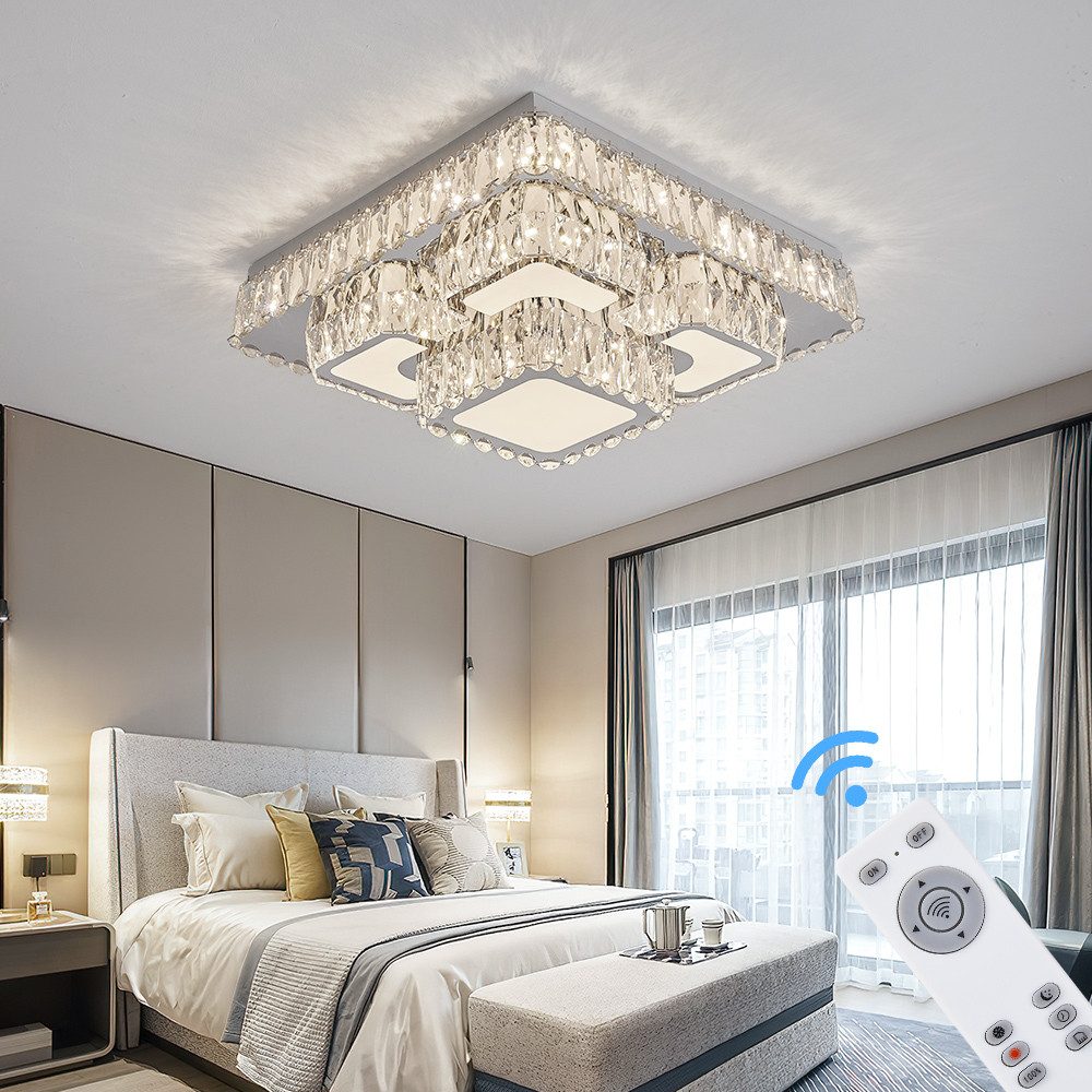 Eurotondisplay LED Deckenleuchte LED Deckenleuchte Kristall Lichtfarbe eins günstig online kaufen