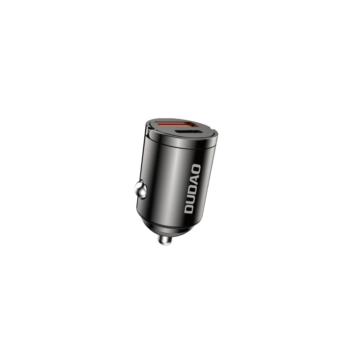 Dudao Dudao R3MAX 48W QC PD Mini-Autoladegerät - Schwarz USB-Ladegerät (3000 mA, Einzelgerät, Einzelgerät, Power Delivery (PD), Quick Charge (QC), Kompakte Bauform)