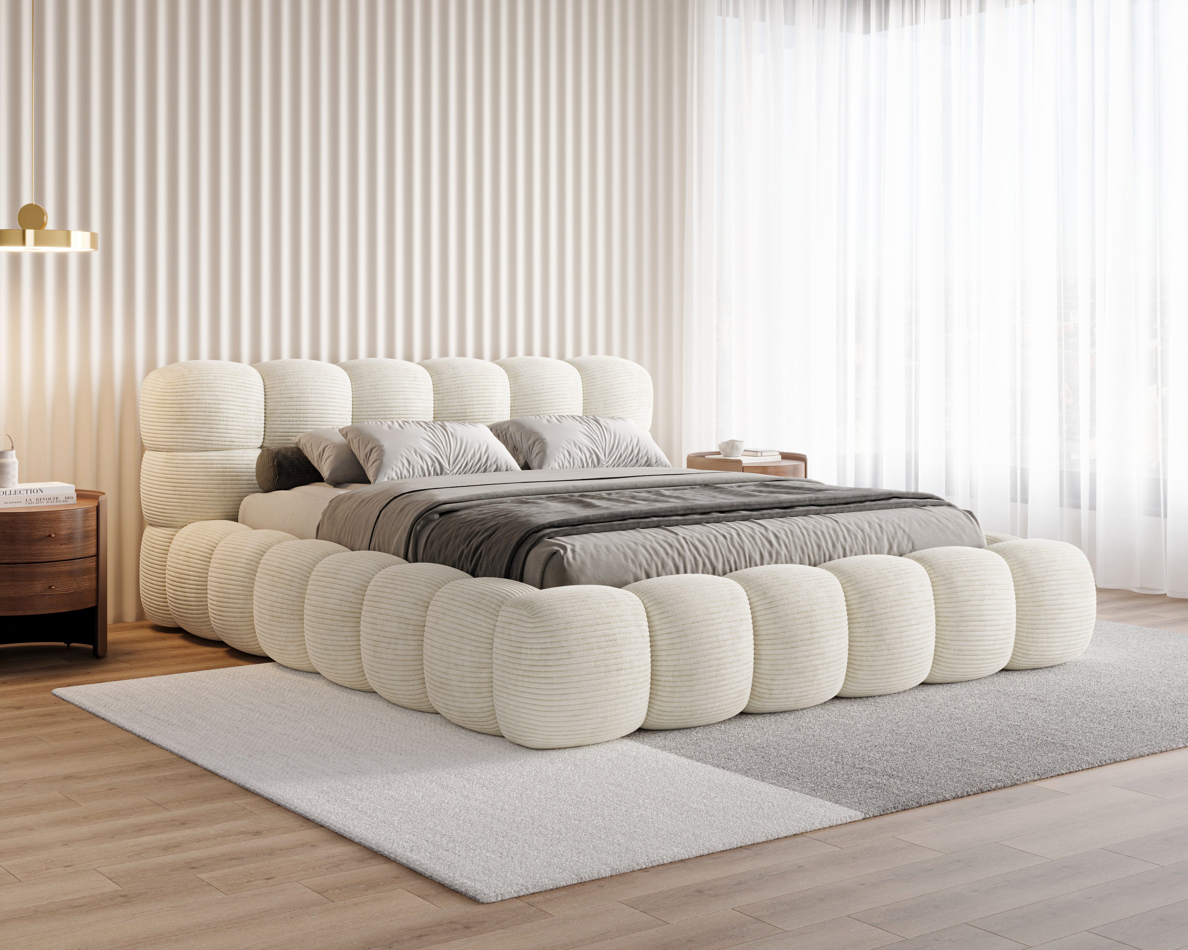 Chilly Möbel Polsterbett Stone Cord Stoff günstig online kaufen
