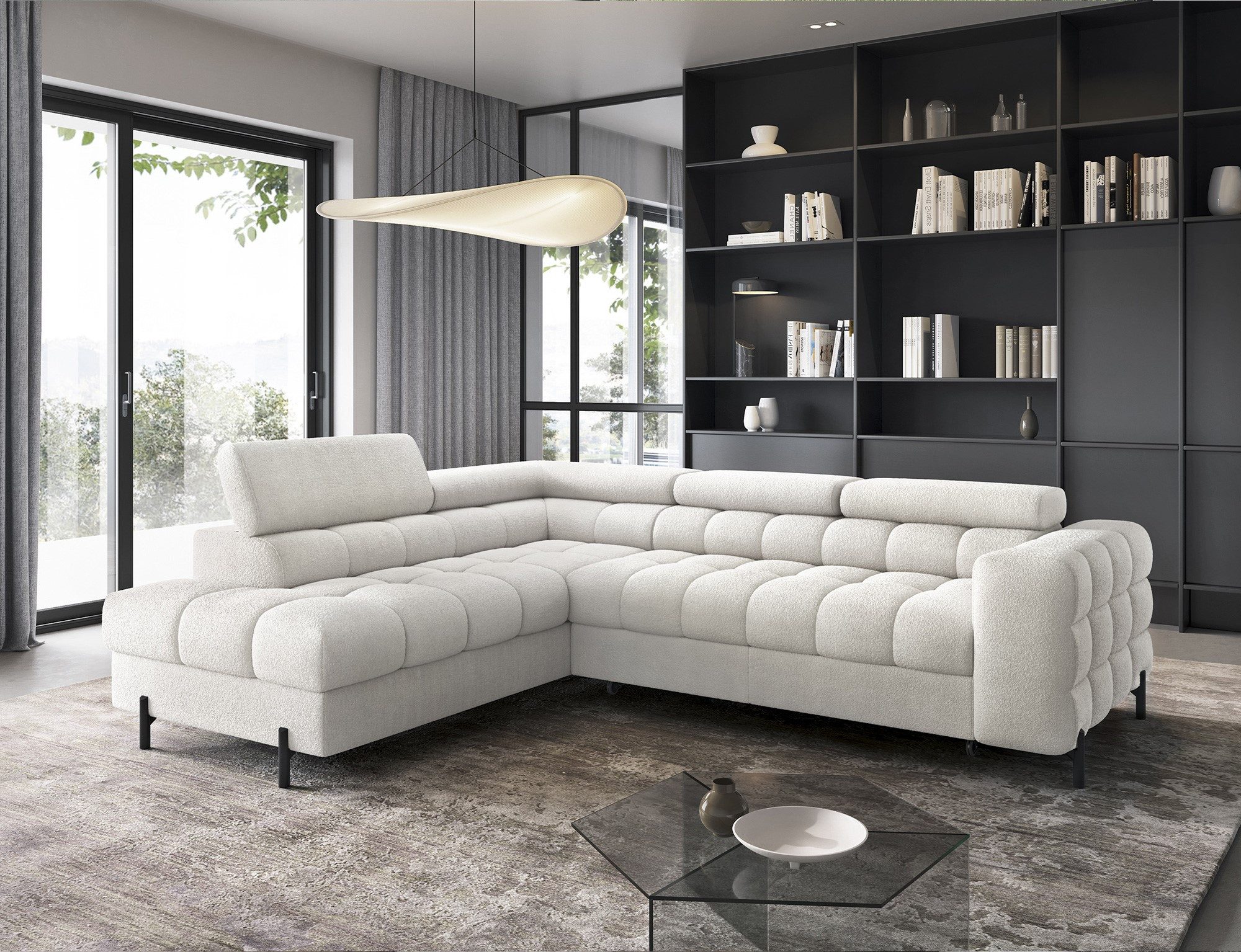 yourhouse24 Ecksofa L-Form FERUCCE Ecksofa mit günstig online kaufen