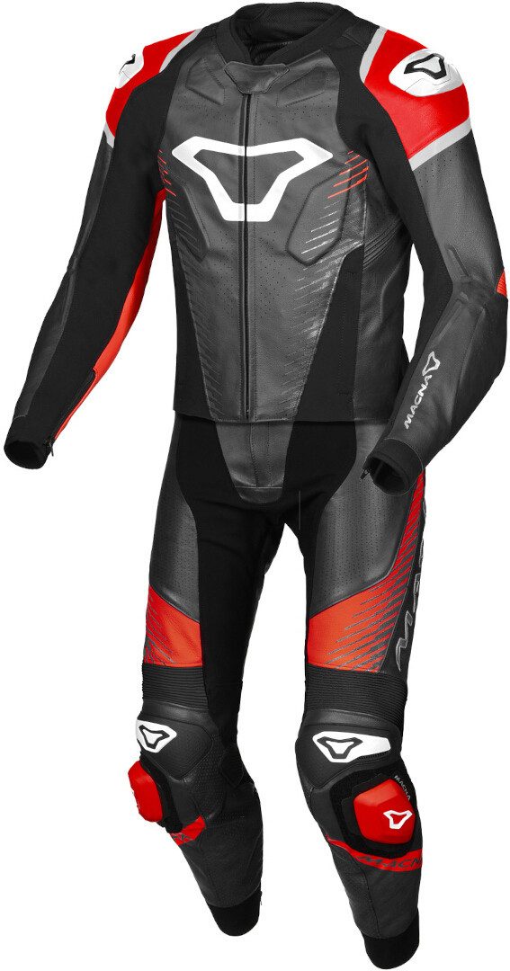 Macna Motorradkombi Tronniq perforierte 2-Teiler Motorrad Lederkombi Perforiert
