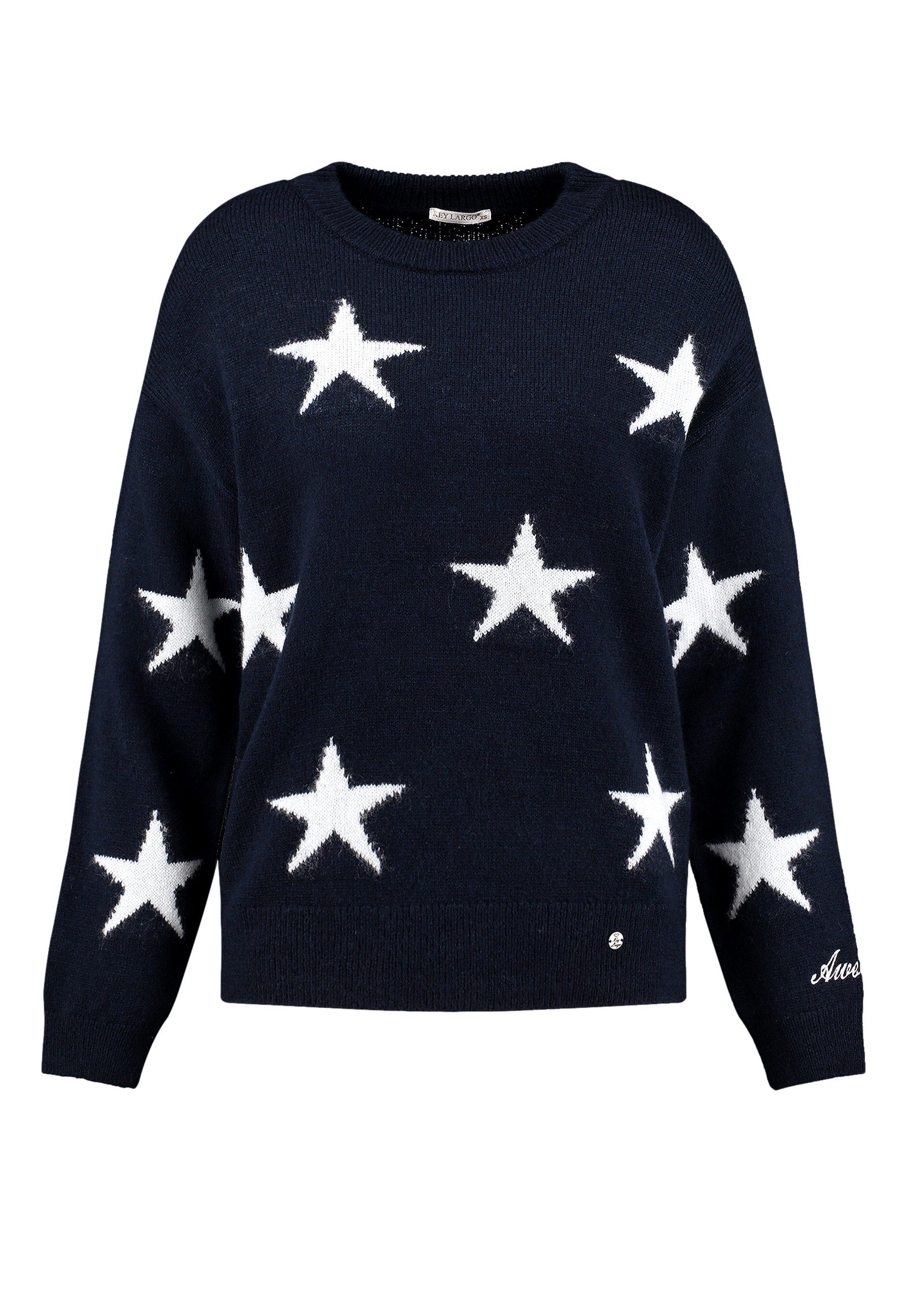 Key Largo Strickpullover Pullover TWINKLE Strickpullover R-Neck (1-tlg)